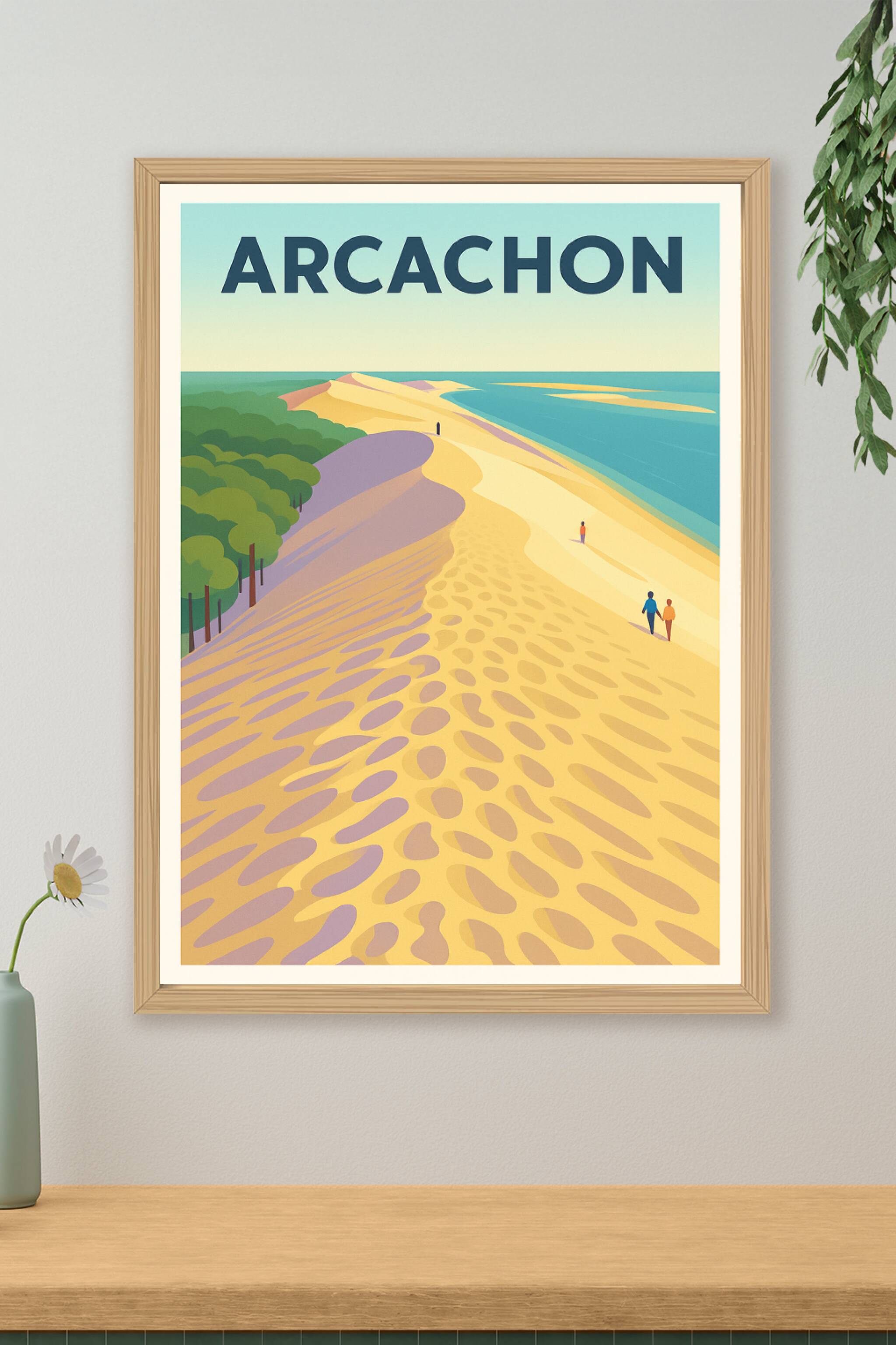 Affiche de Arcachon - L'évasion naturelle sur la dune