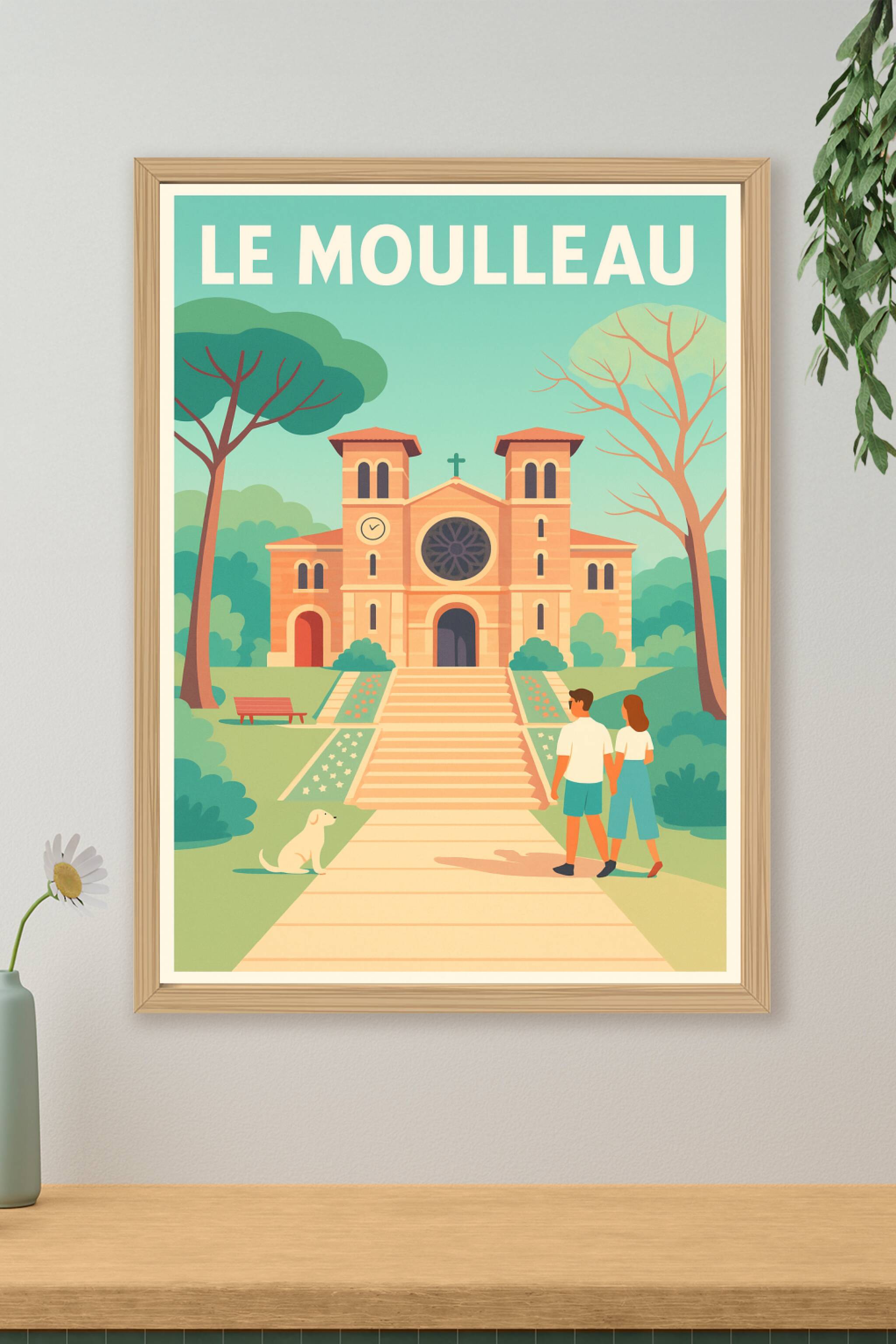 Affiche de Le Moulleau - Escapade champêtre et patrimoine architectural