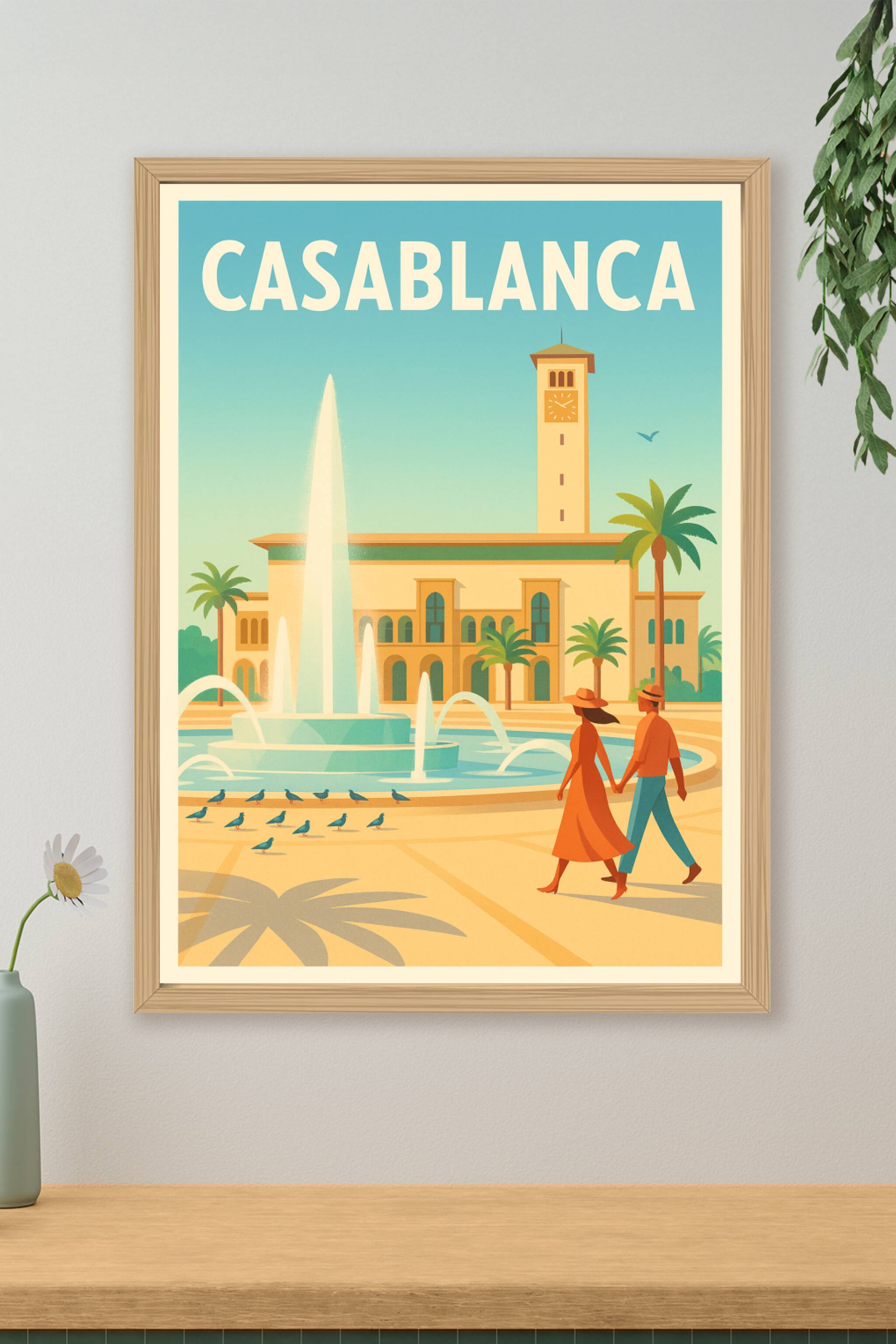 Affiche de Casablanca - Promenade au cœur de la ville blanche