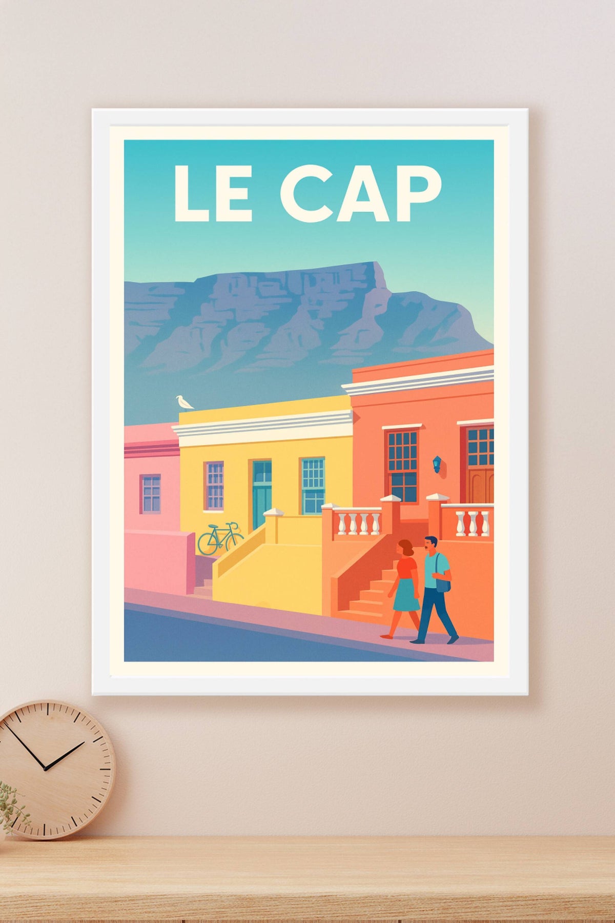 Affiche Le Cap — Couleurs et culture vibrantes · poster d'art de Le Cap