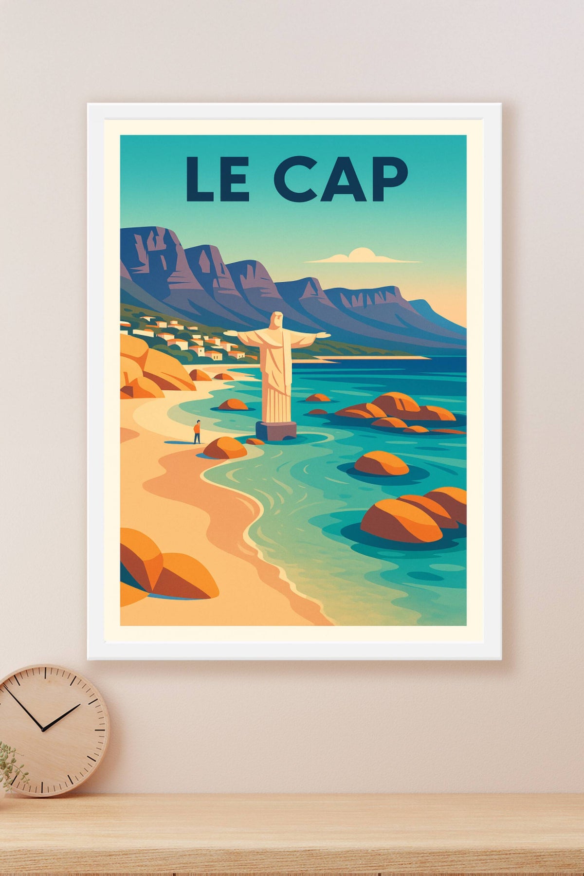 Affiche Le Cap — Voyage au cœur des paysages iconiques · poster d'art de Le Cap
