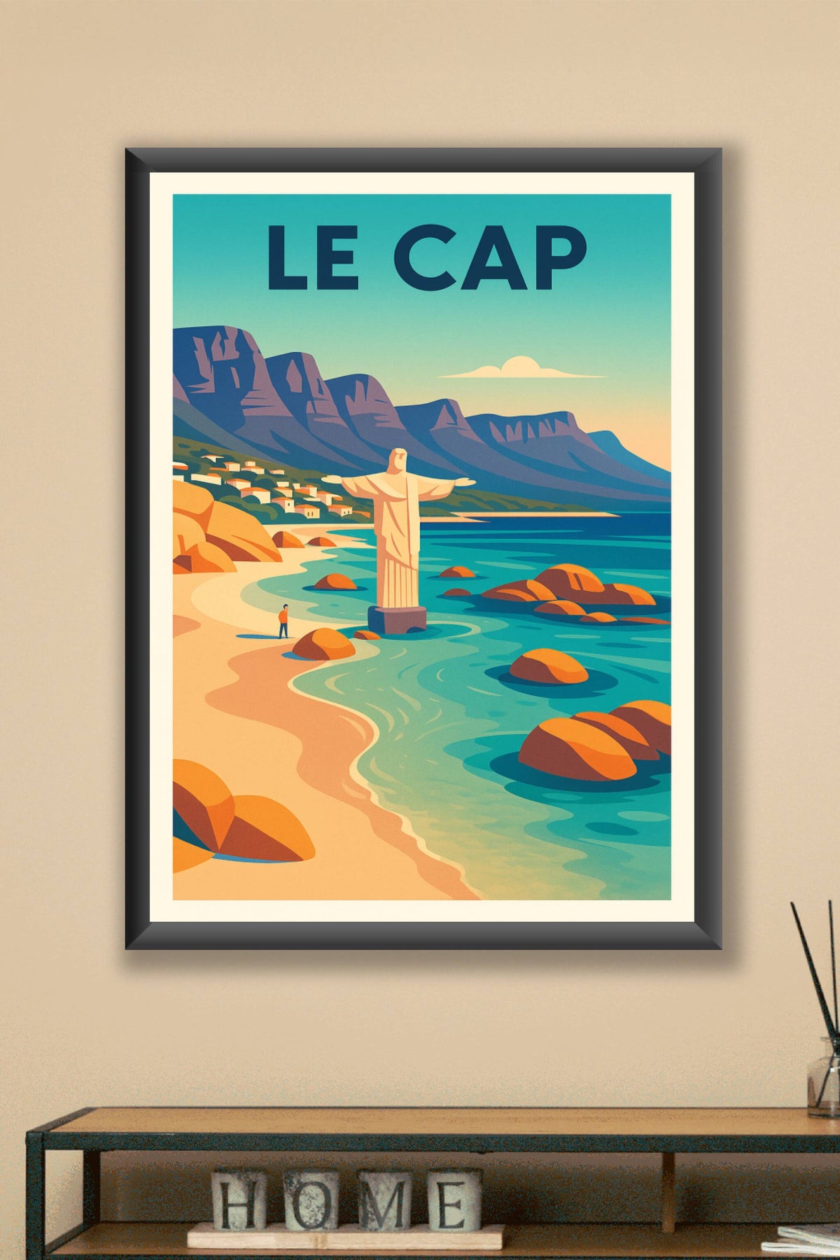 Affiche Le Cap — Voyage au cœur des paysages iconiques · poster d'art de Le Cap