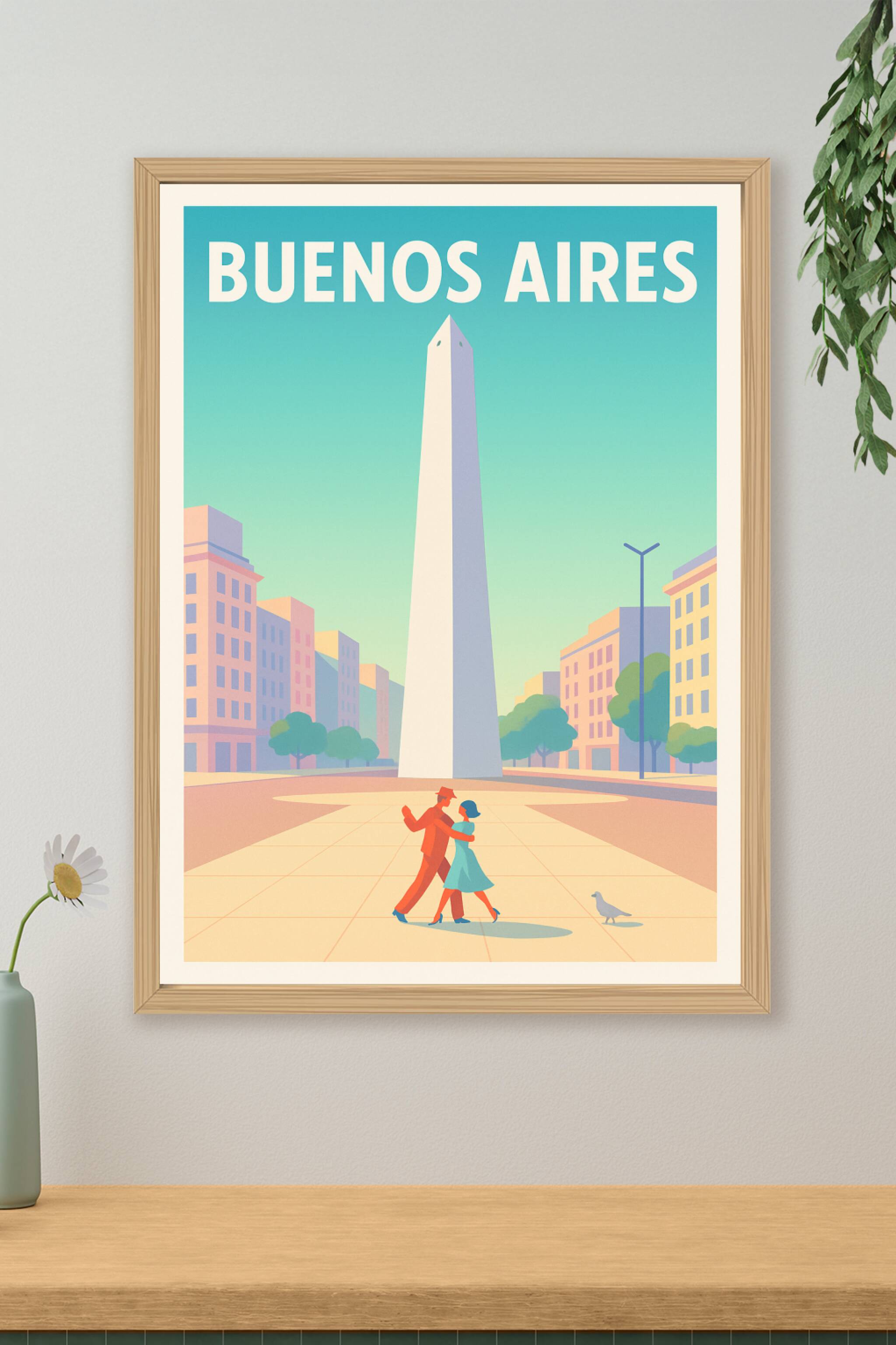 Affiche de Buenos Aires - La romance du Tango au pied de l'Obélisque