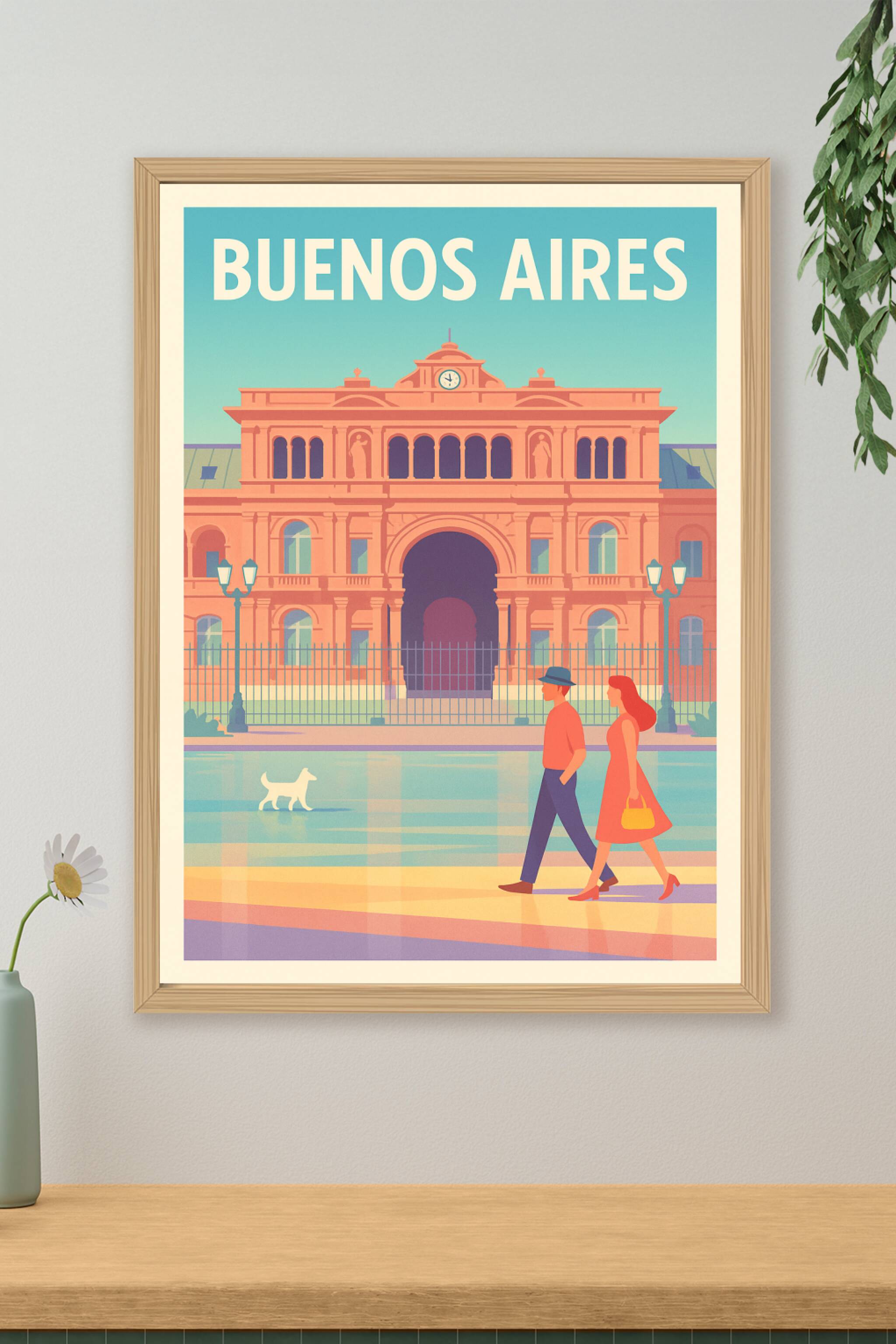 Affiche de Buenos Aires - L'élégance intemporelle de la capitale argentine
