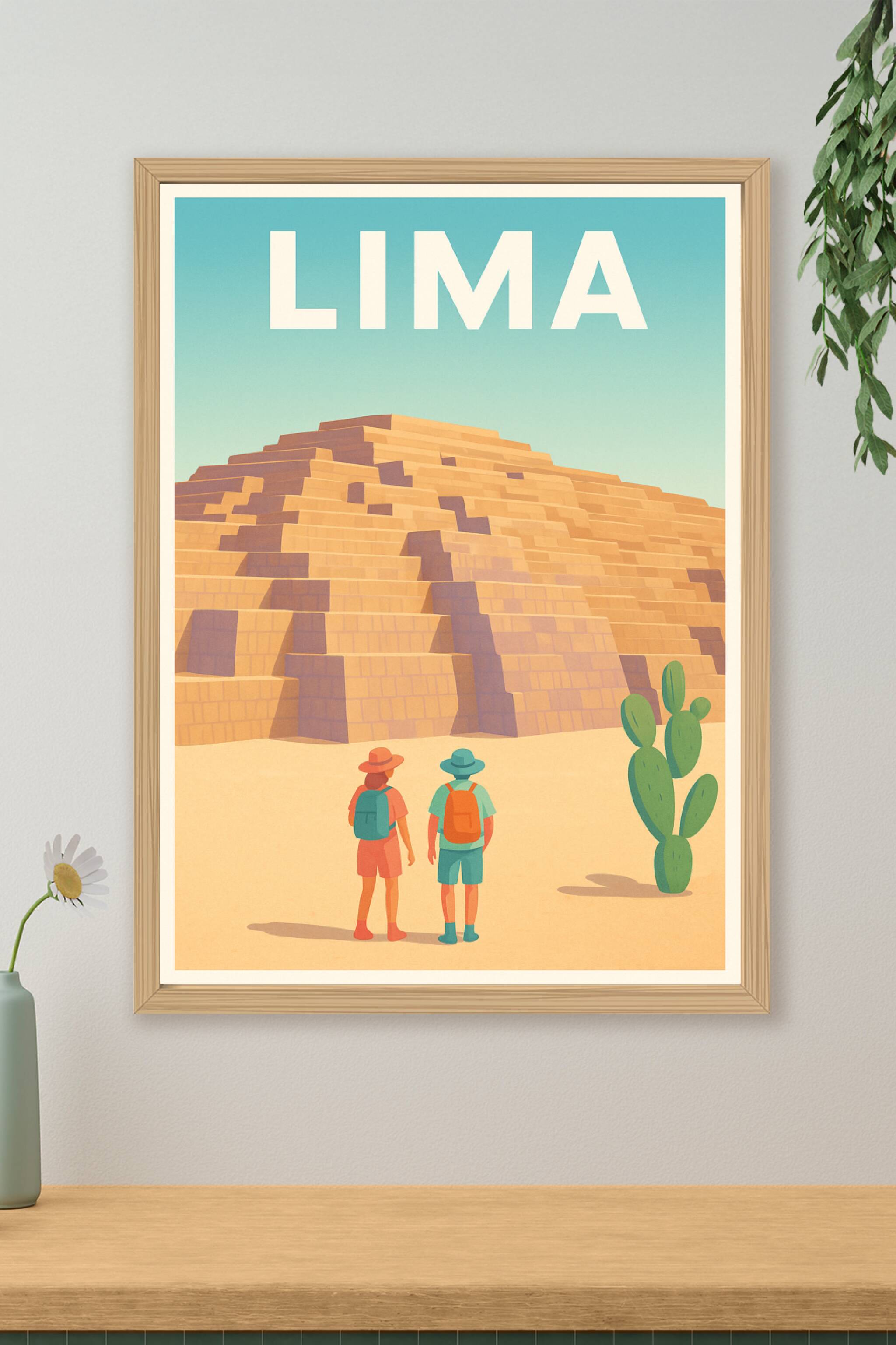 Affiche de Lima - Découverte des pyramides mystiques