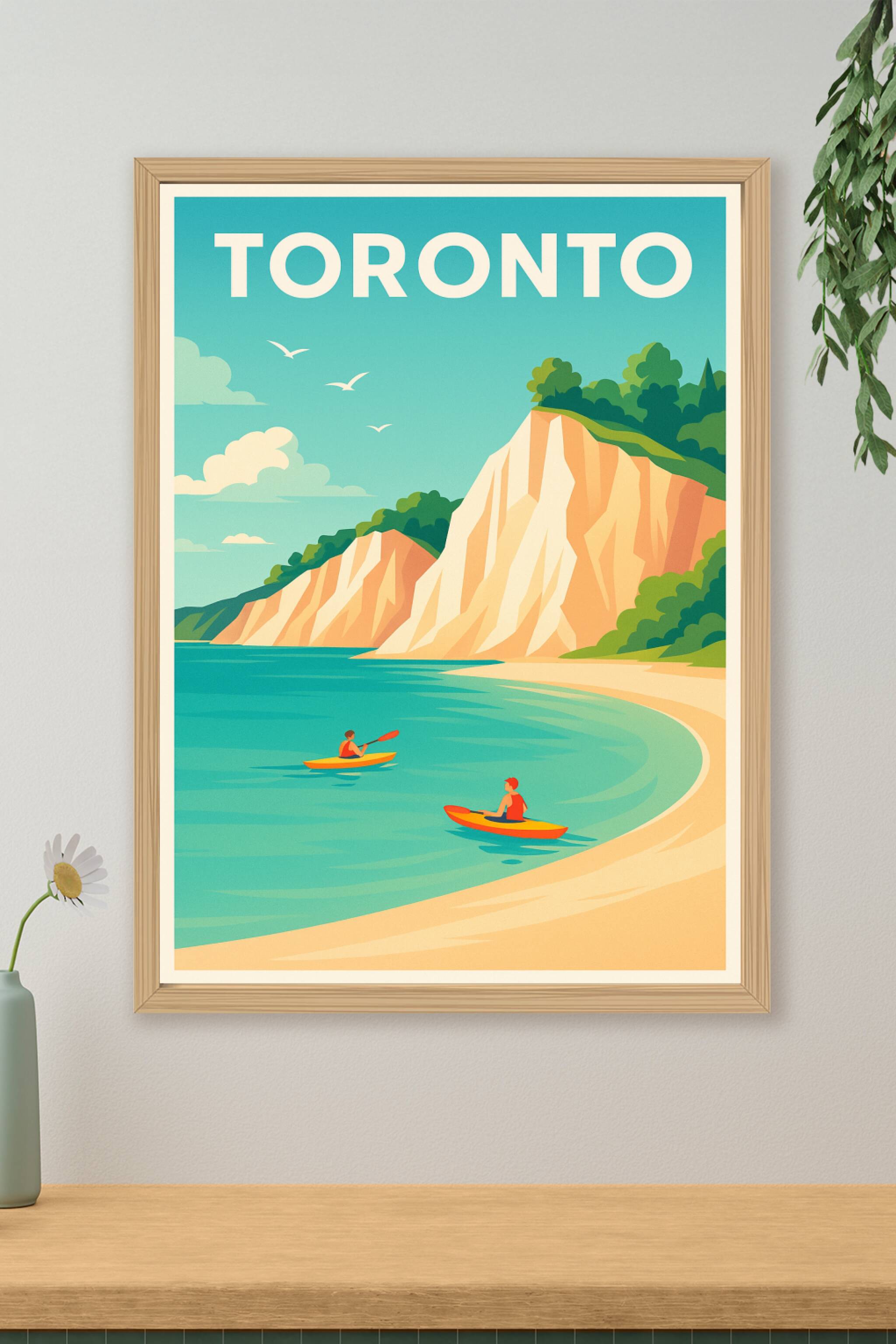 Affiche de Toronto - Escapade paisible au bord de l'eau