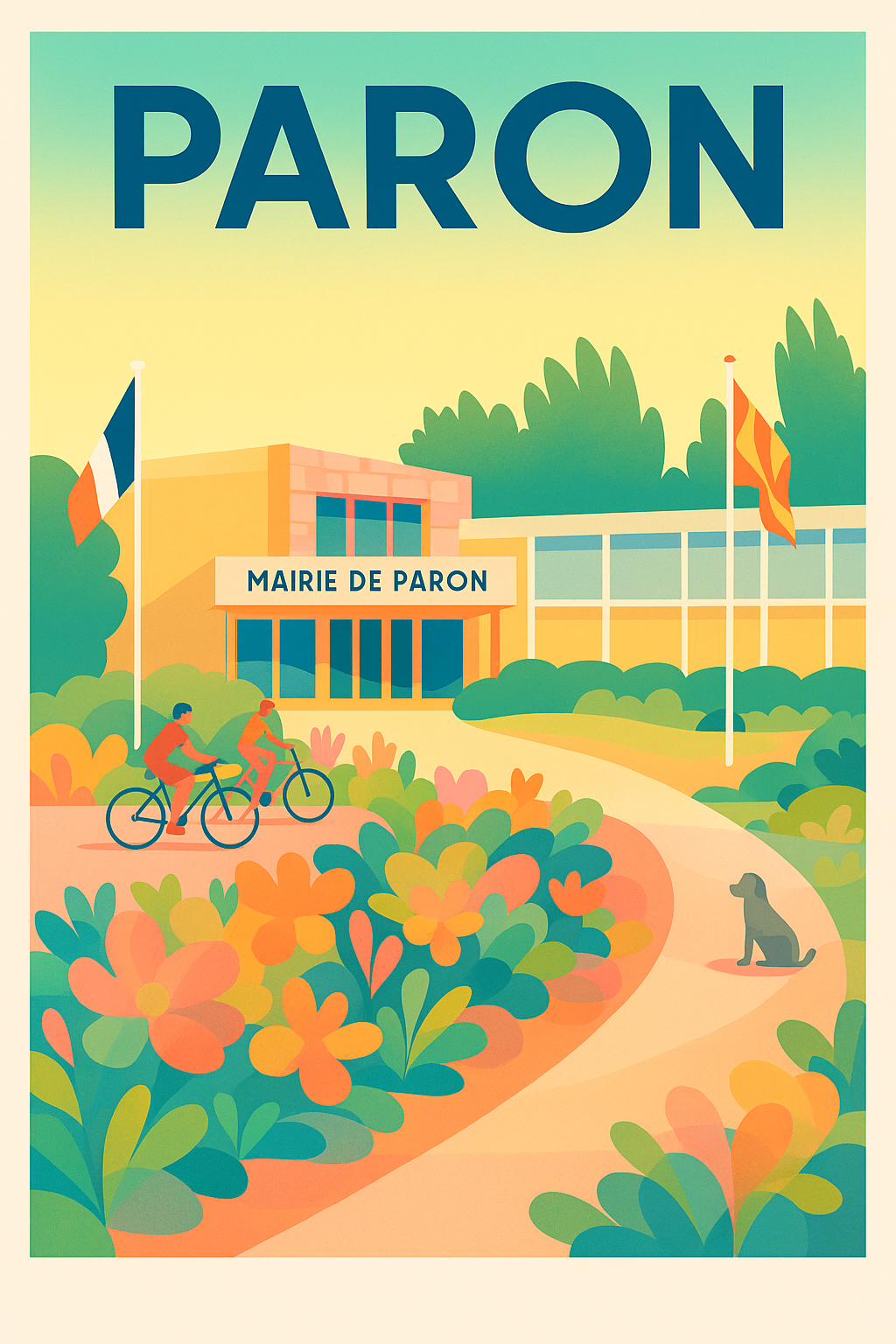 Affiche de Paron - Charme et douceur au cœur de la ville