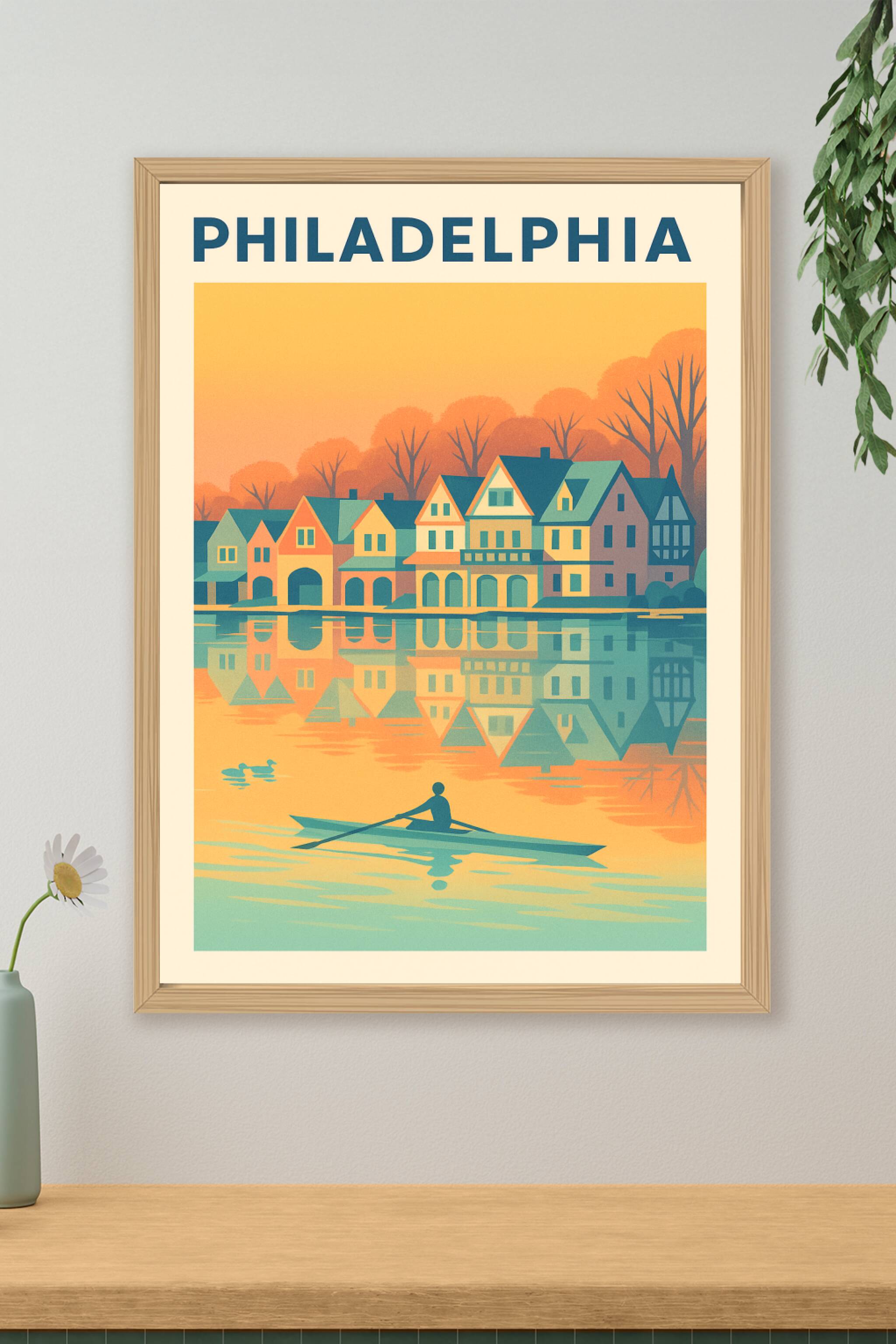 Affiche de Philadelphia - Sérénité au fil de l'eau