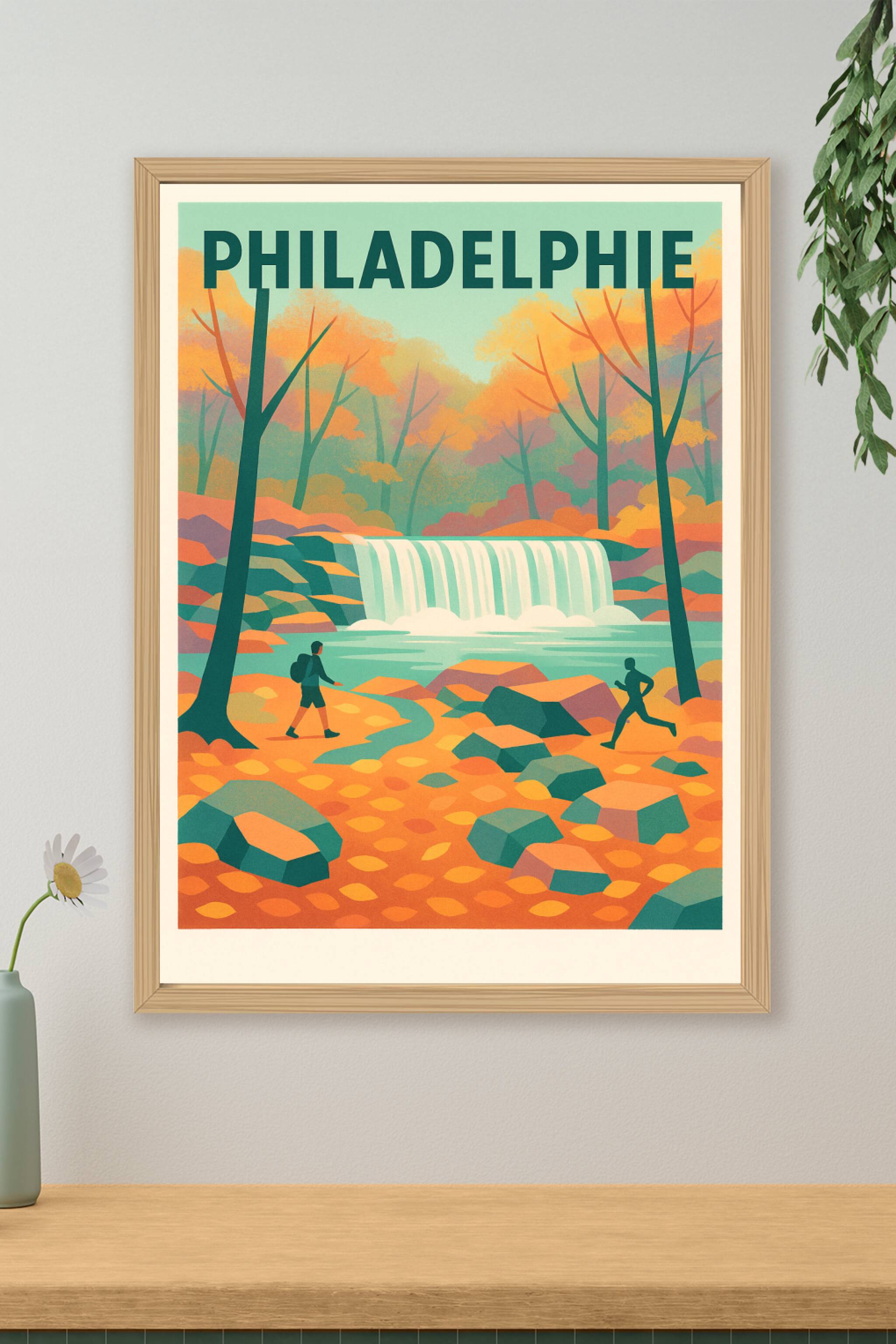 Affiche de Philadelphie - Échappée nature au cœur de l'automne