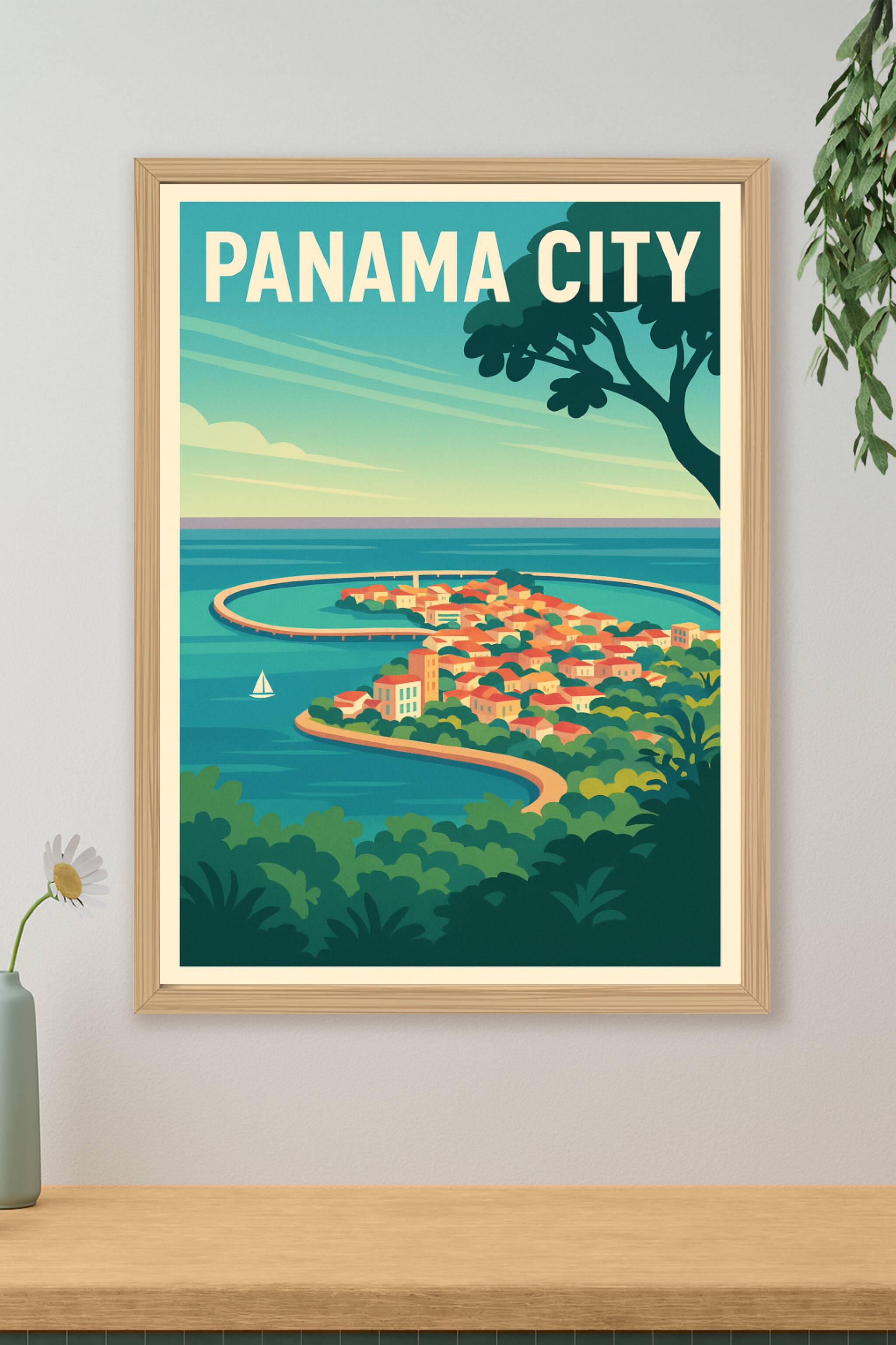 Affiche de Panama City - L'évasion tropicale au bord de l'eau