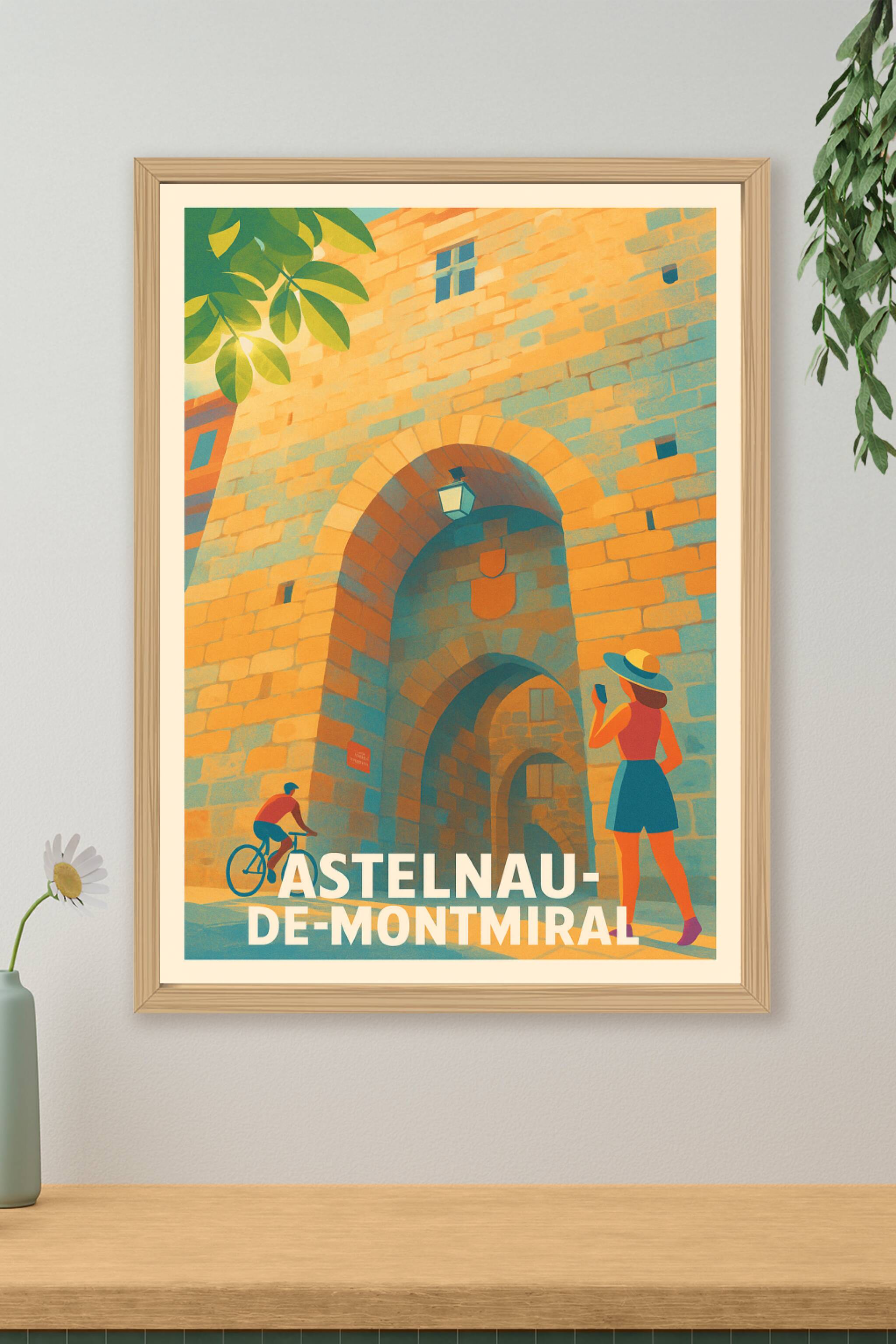 Affiche de Castelnau-de-Montmiral - L'entrée médiévale qui fascine