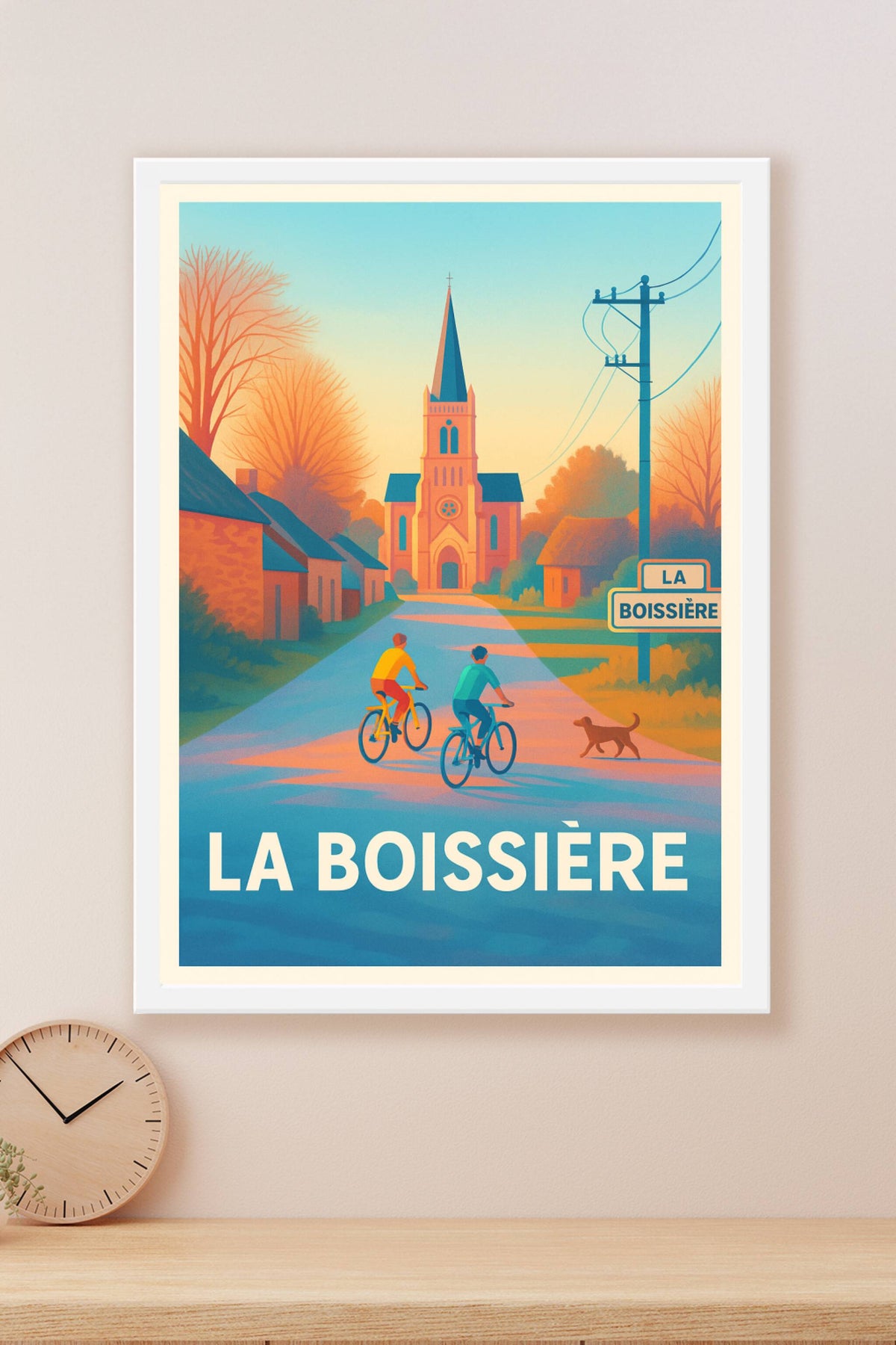 Affiche La Boissière — Charme bucolique et douceur de vivre · poster d'art de La Boissière