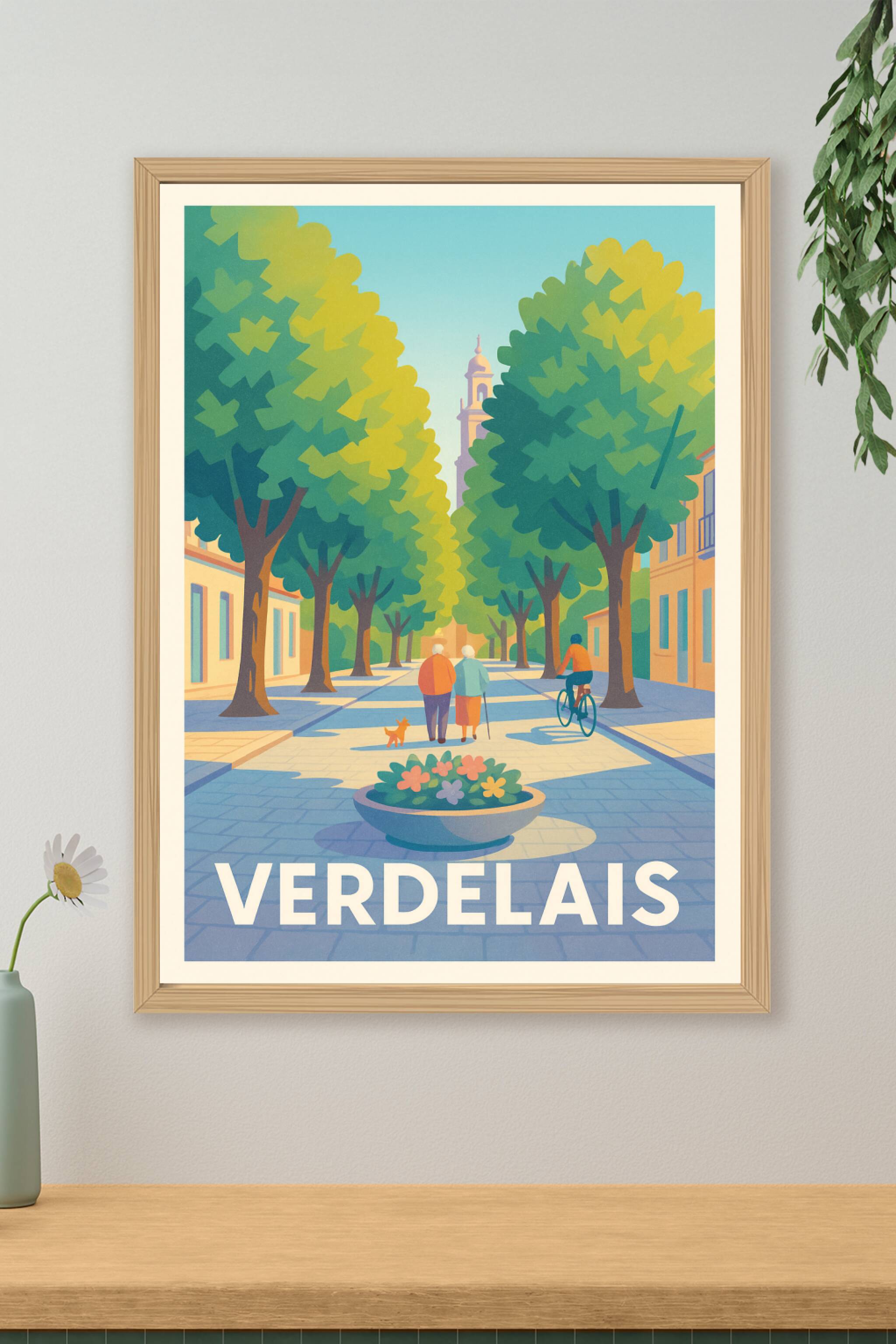 Affiche de Verdelais - Promenade paisible au cœur de la ville