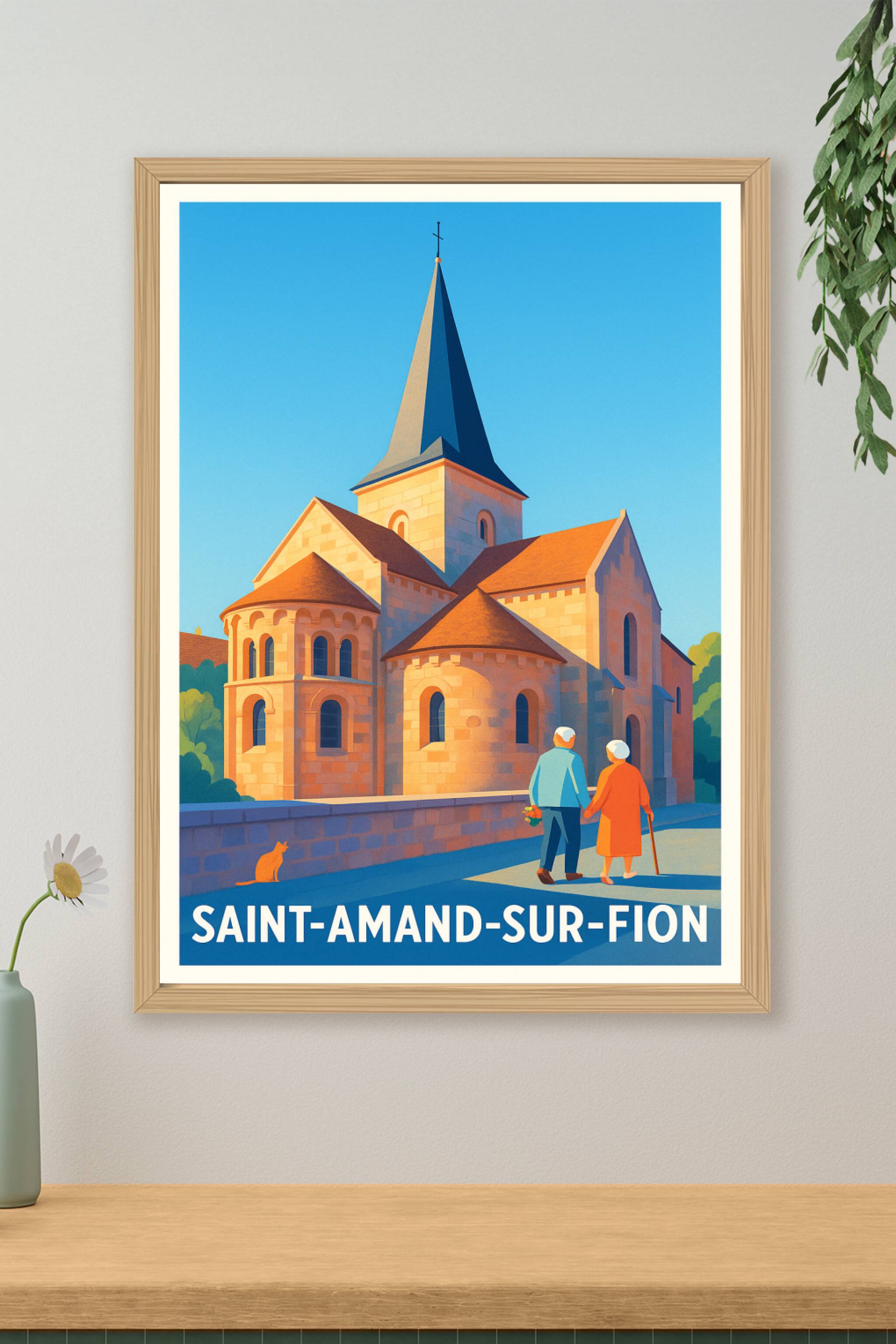 Affiche de Saint-Amand-sur-Fion - Charme et Sérénité au Cœur du Patrimoine