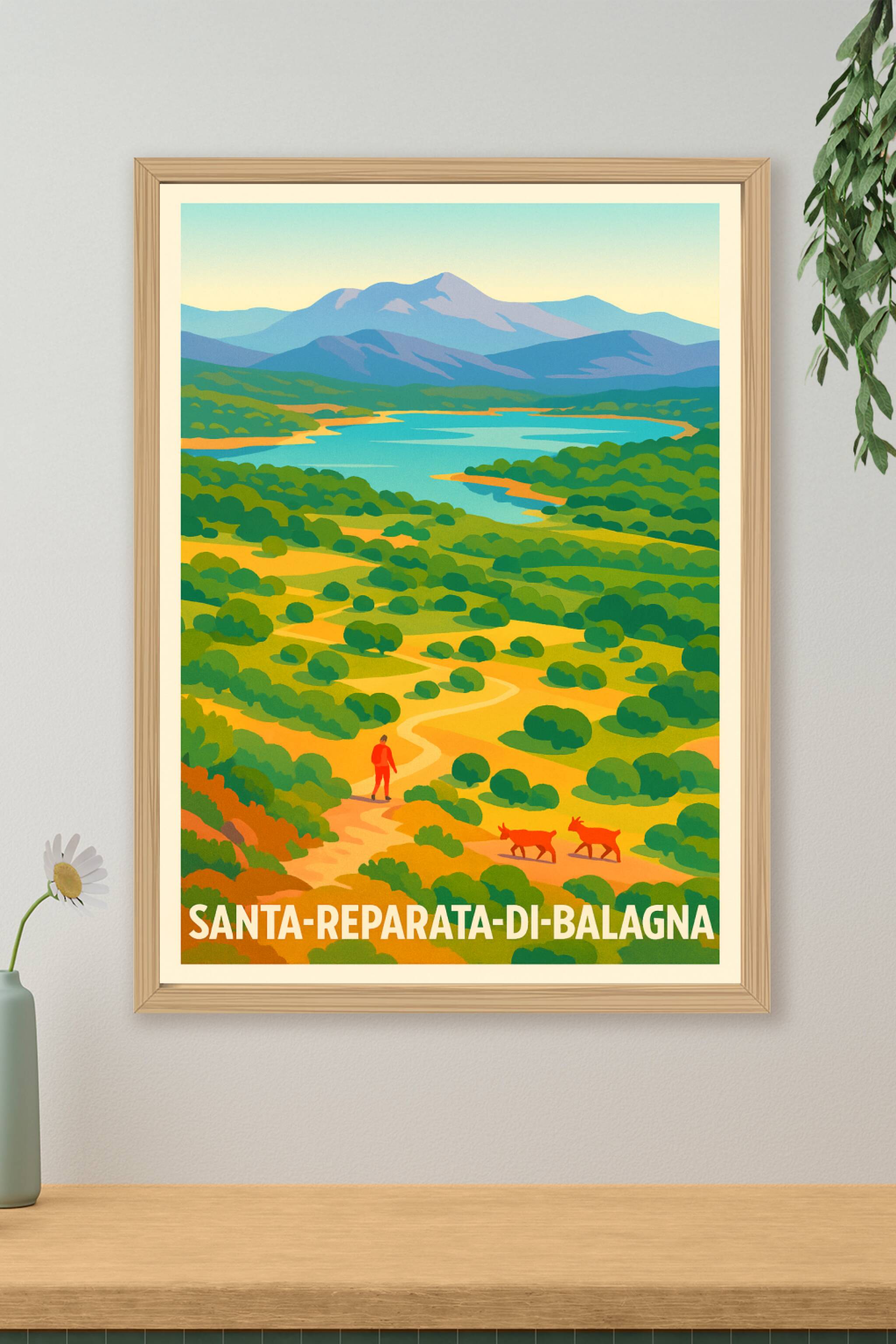 Affiche de Santa-Reparata-di-Balagna - Évasion nature en Balagne