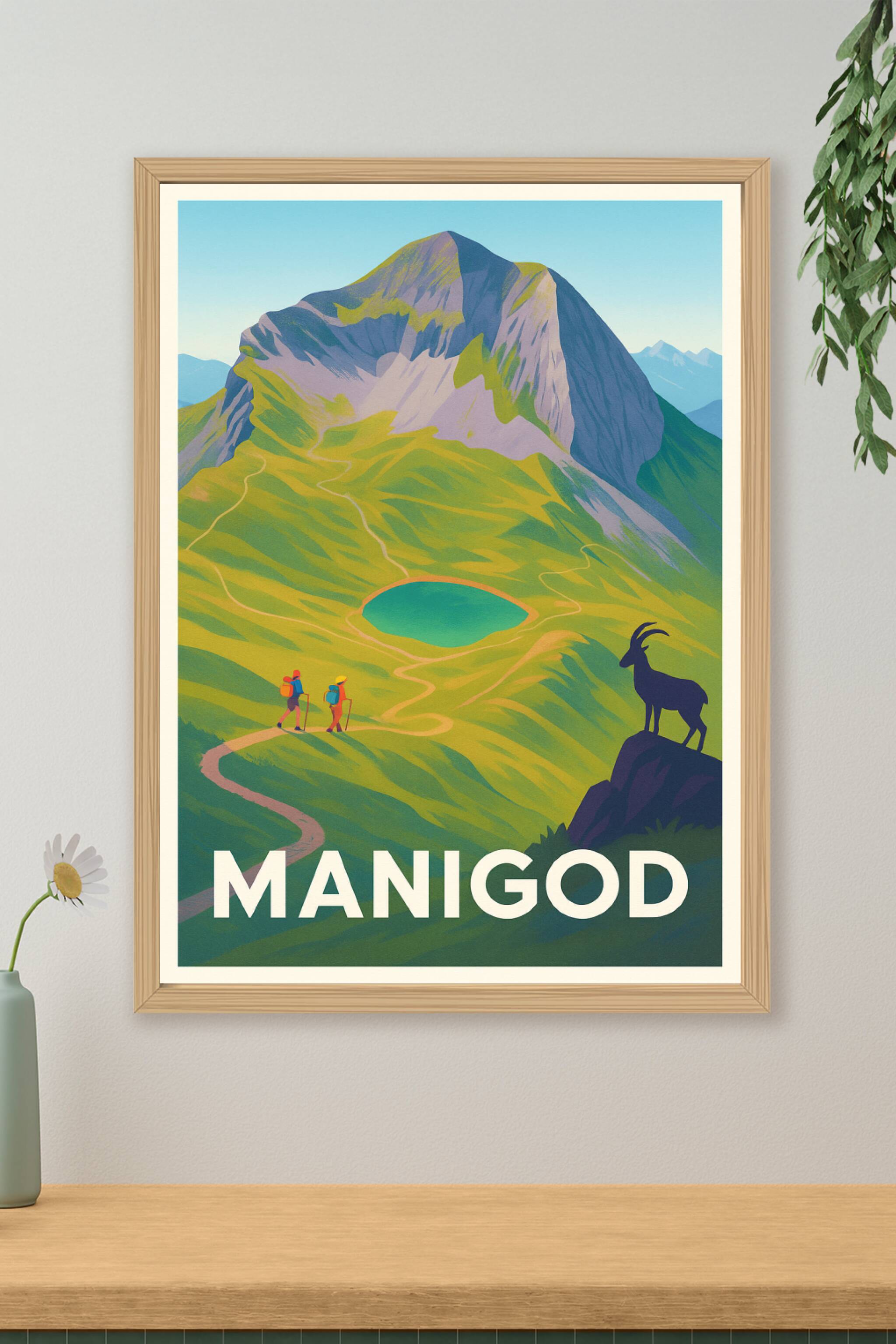 Affiche de Manigod - Évasion Nature en Haute-Savoie