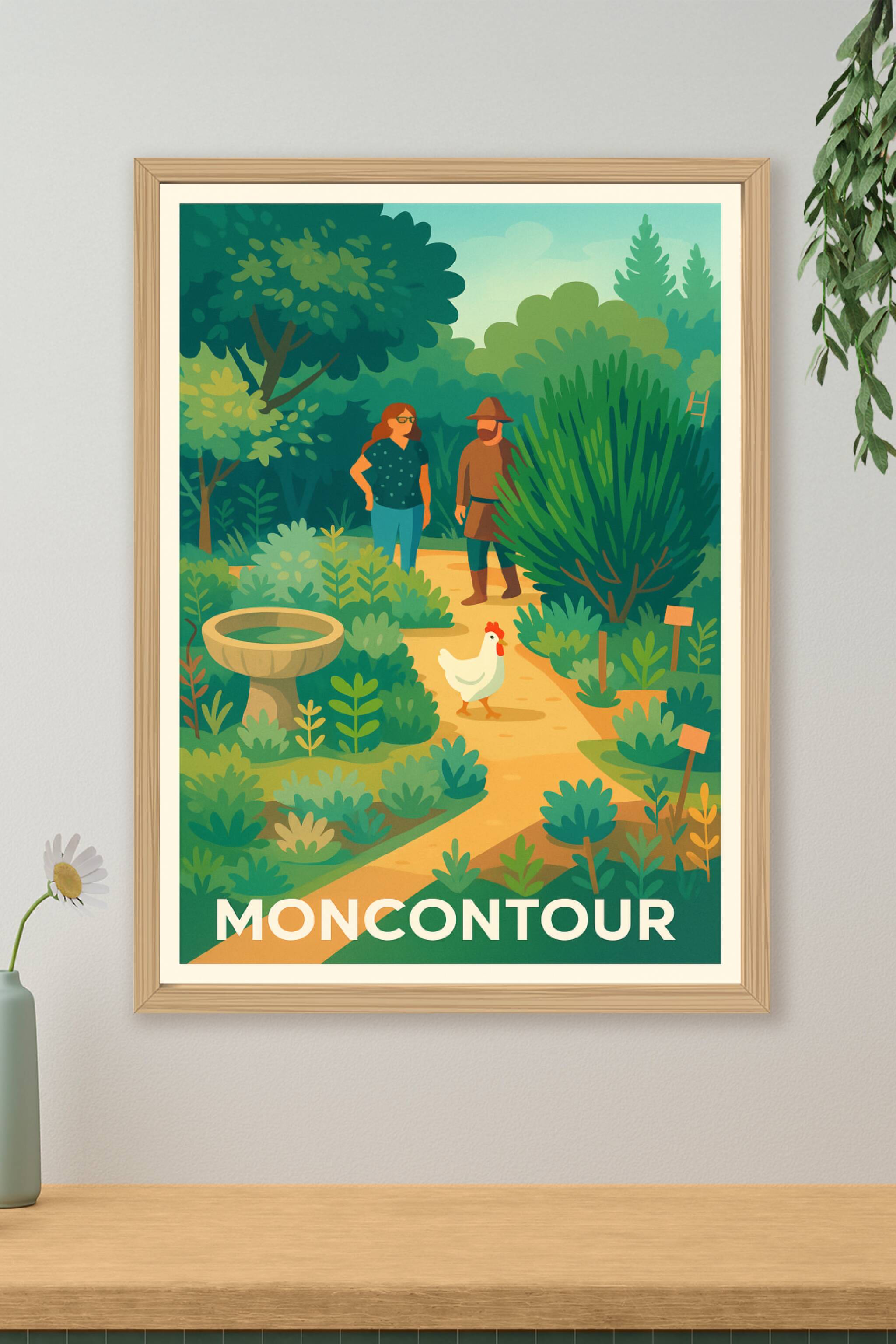 Affiche de Moncontour - L'authenticité en pleine nature