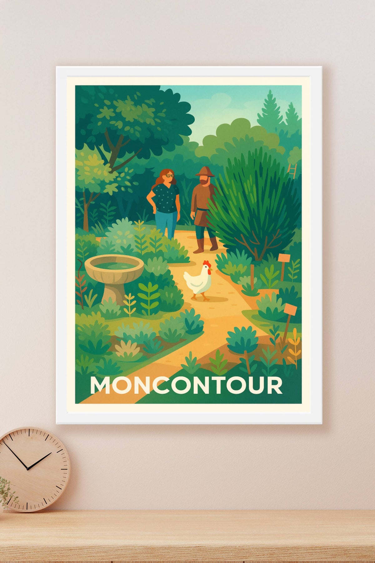 Affiche Moncontour — L'authenticité en pleine nature · poster d'art de Moncontour