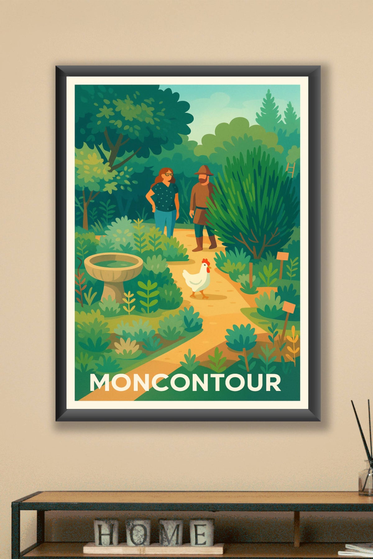Affiche Moncontour — L'authenticité en pleine nature · poster d'art de Moncontour