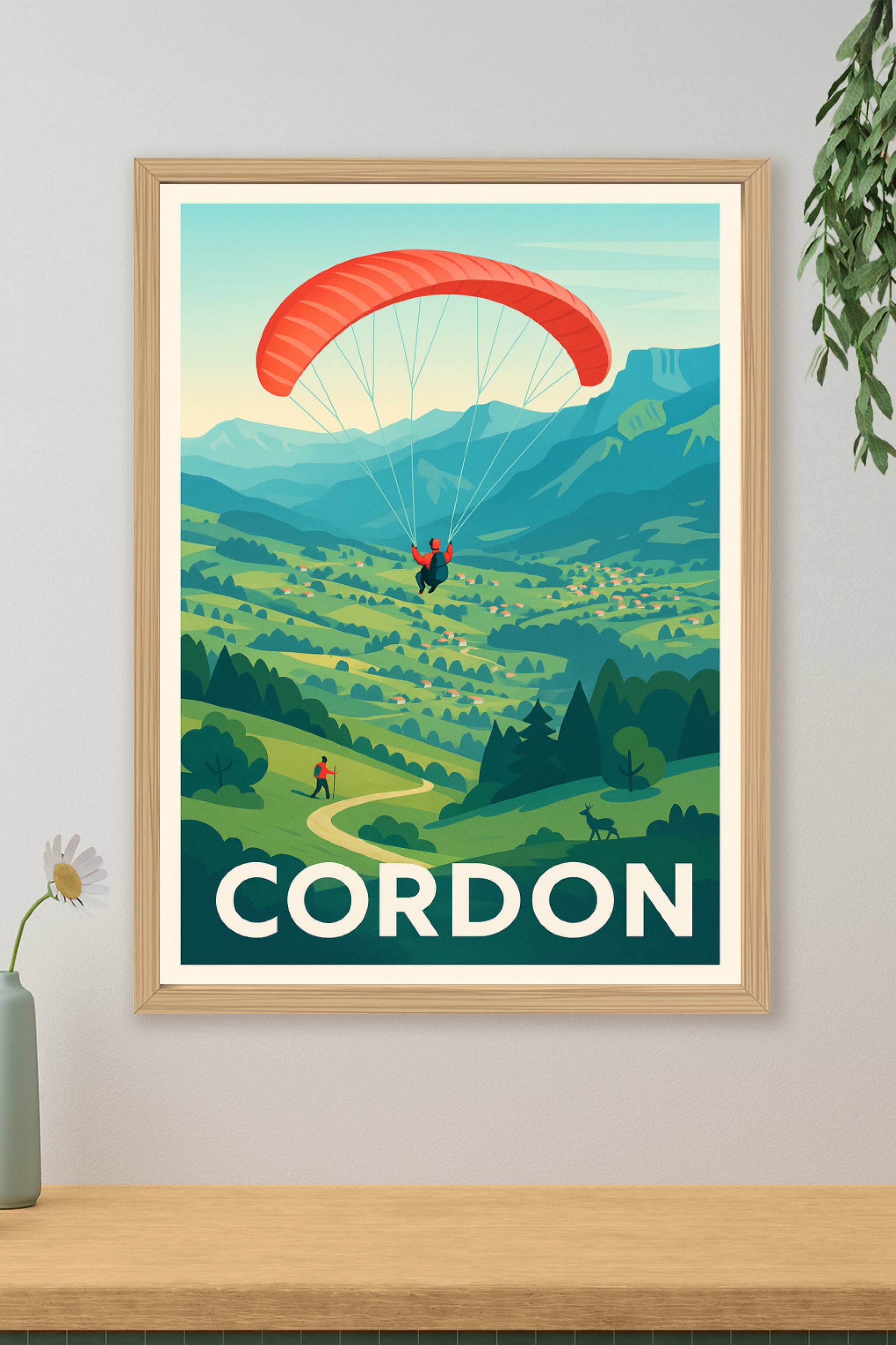 Affiche de Cordon - L'envolée en plein cœur des montagnes