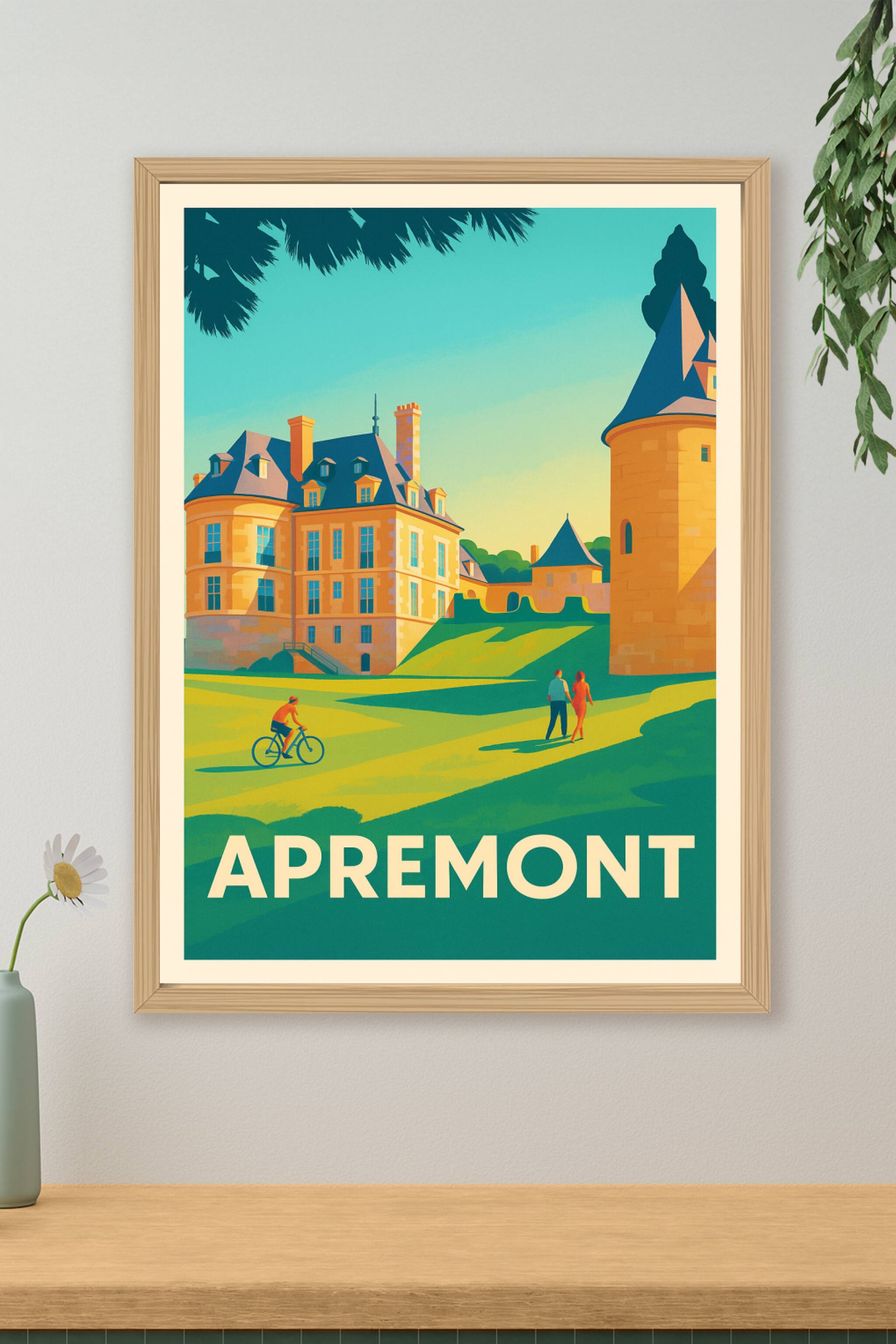 Affiche de Apremont - Élégance et détente au château