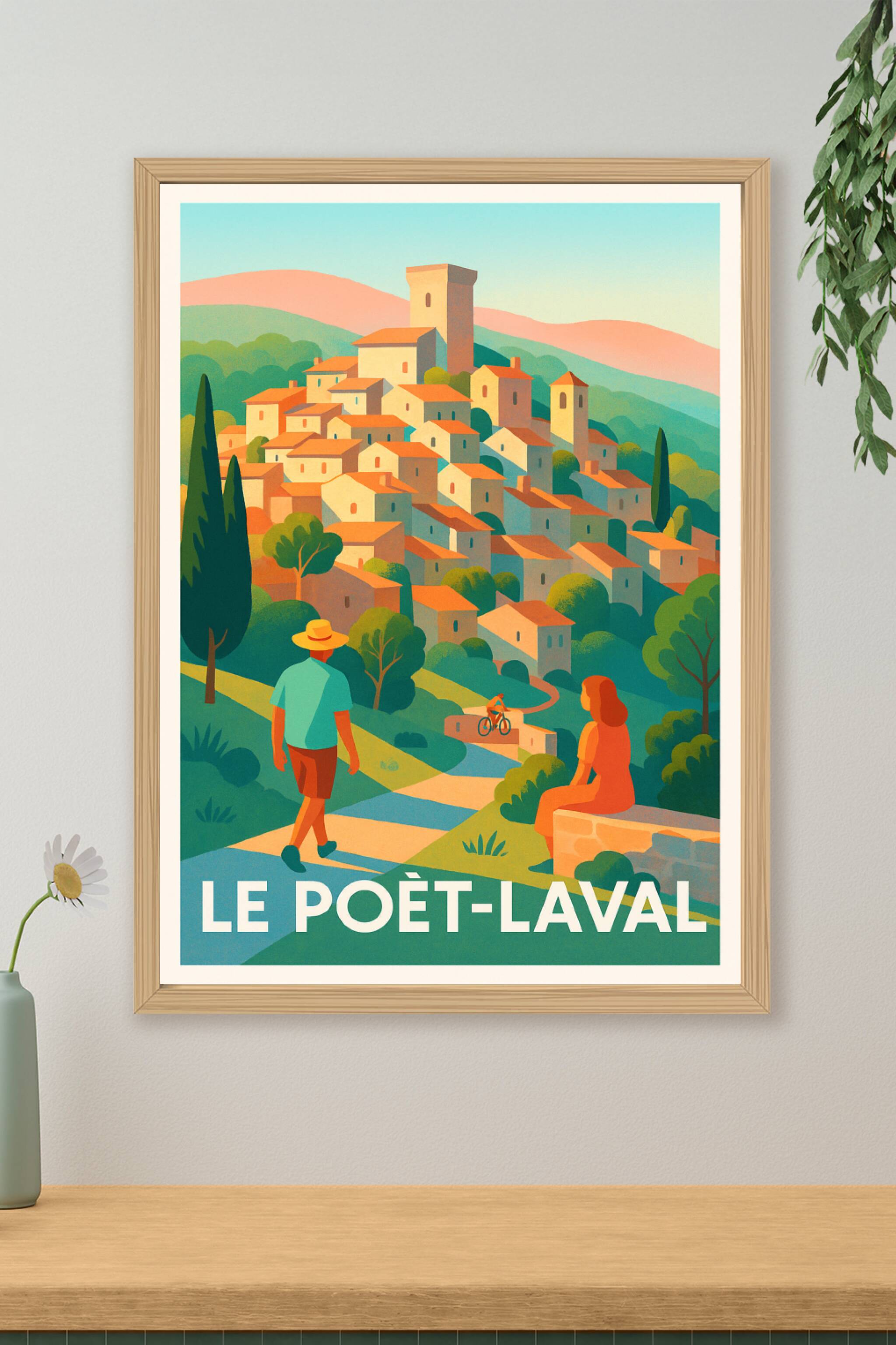 Affiche de Le Poët-Laval - Charme pittoresque au cœur de la Drôme