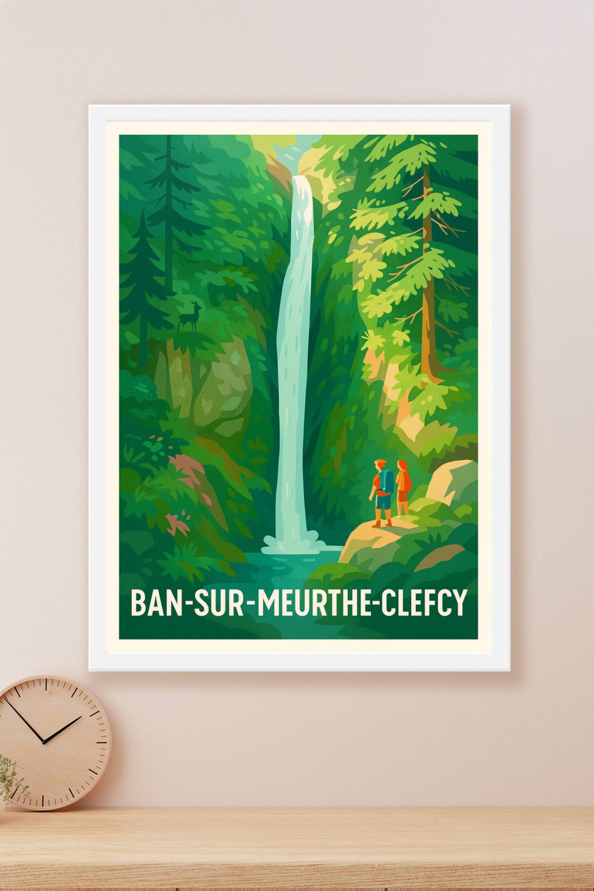 Affiche Ban-sur-Meurthe-Clefcy — Nature et Sérénité Sauvage · poster d'art de Ban-sur-Meurthe-Clefcy