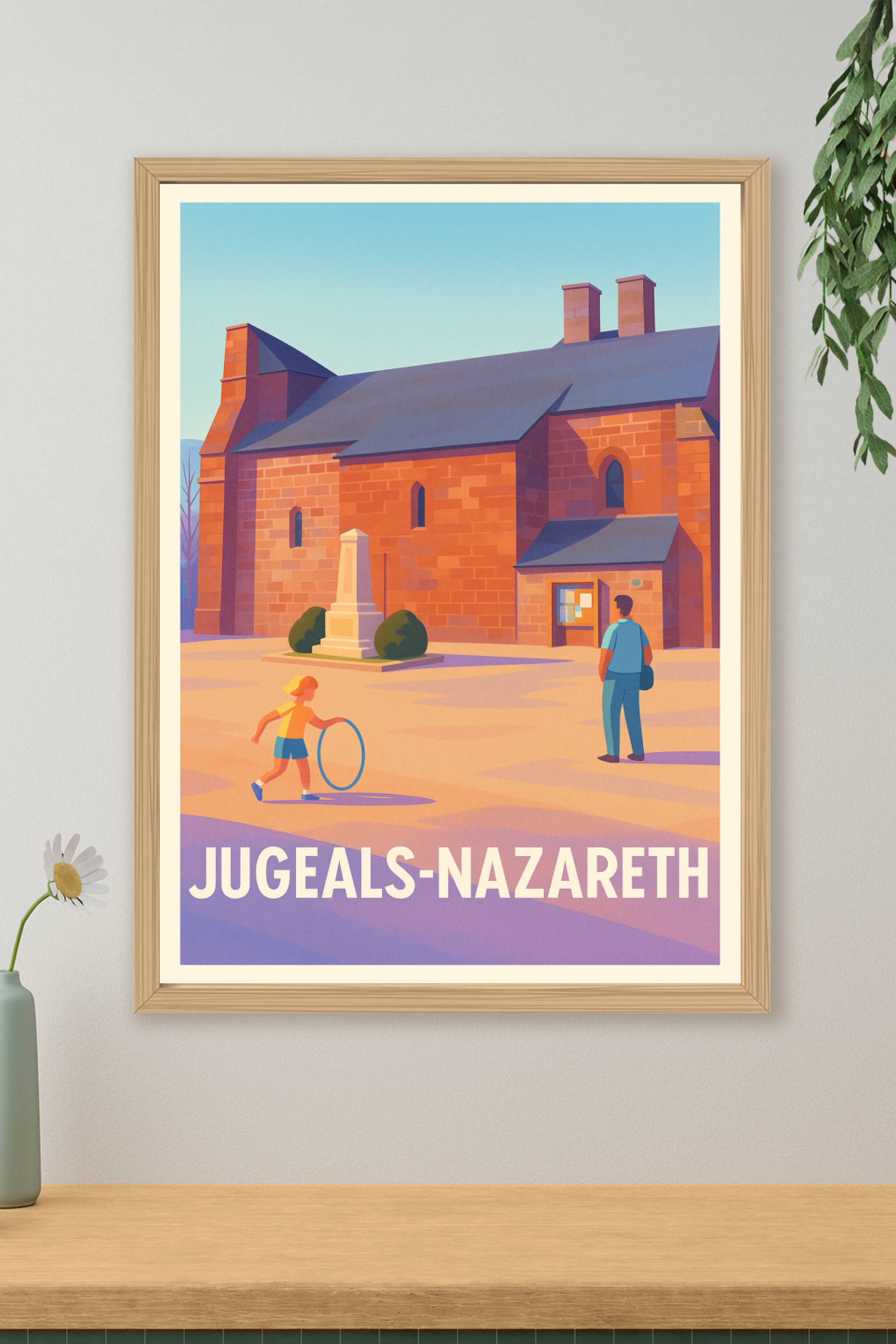Affiche de Jugeals-Nazareth - Un instant paisible au cœur du village