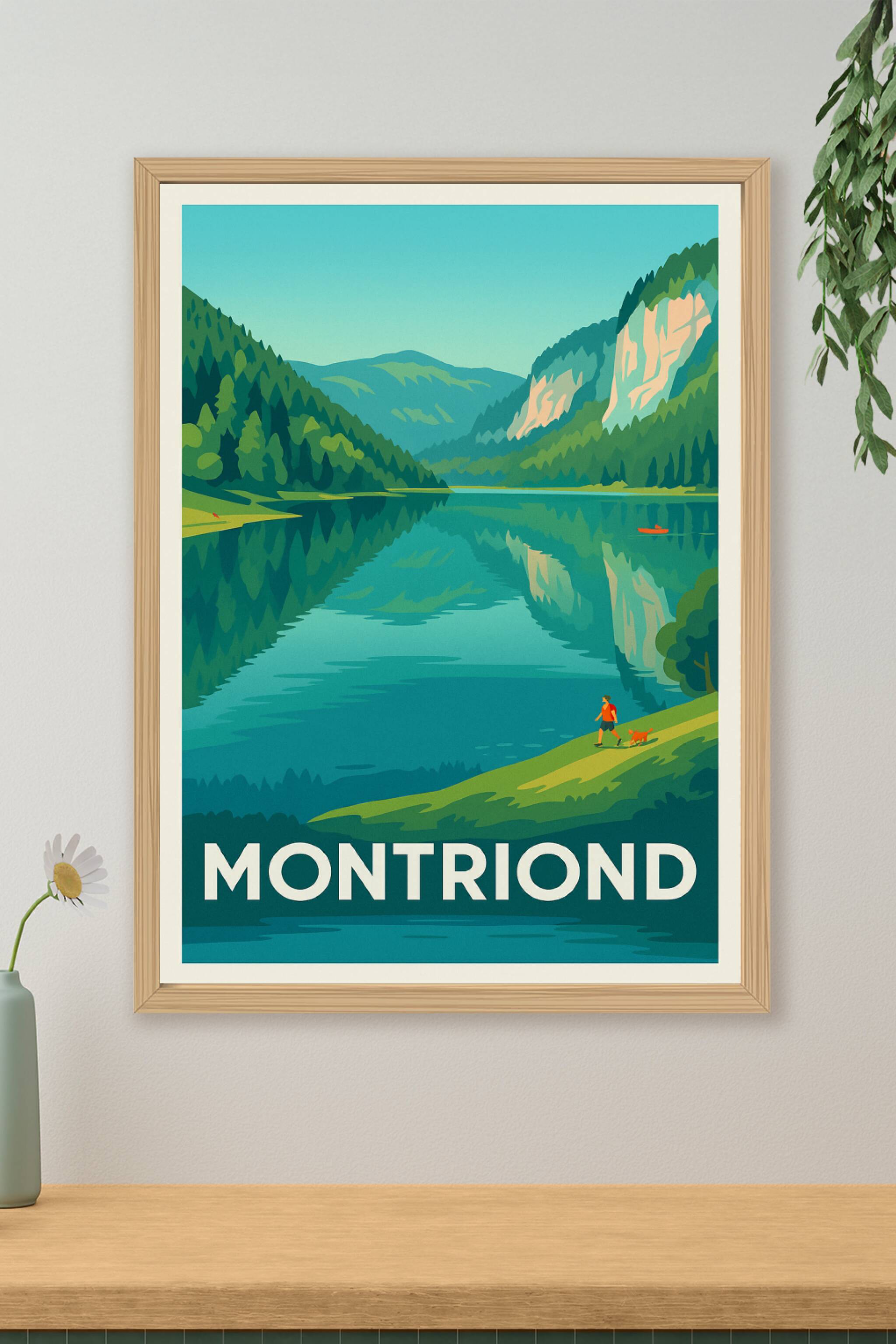 Affiche de Montriond - Évasion nature au cœur des montagnes