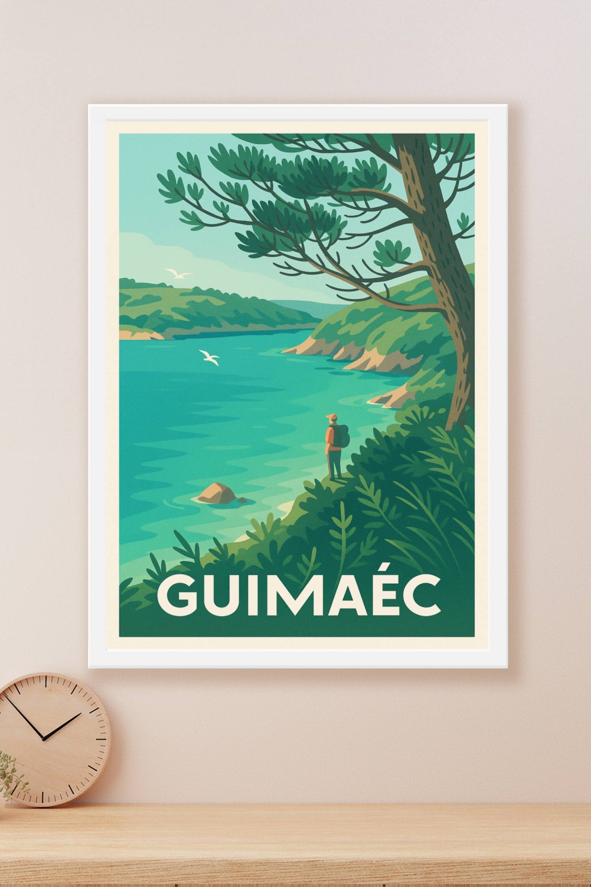 Affiche Guimaéc — Évasion Nature et Vue Panoramique · poster d'art de Guimaéc
