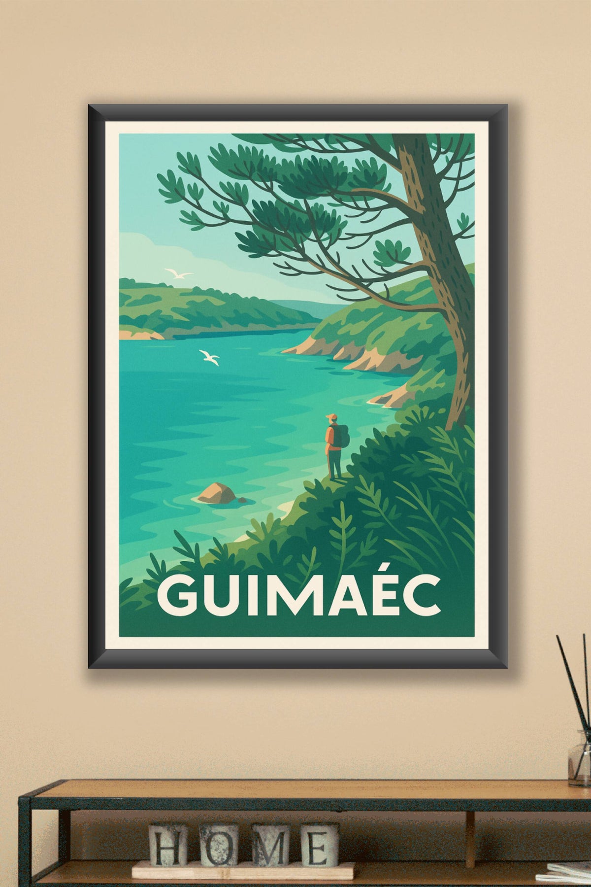 Affiche Guimaéc — Évasion Nature et Vue Panoramique · poster d'art de Guimaéc