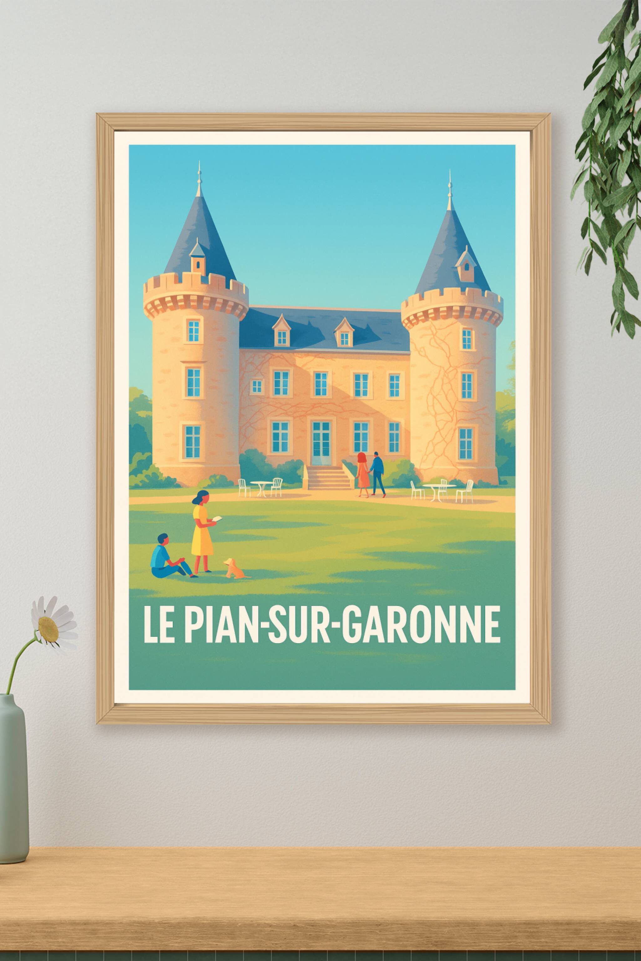 Affiche de Le Pian-sur-Garonne - Charme et élégance à la campagne