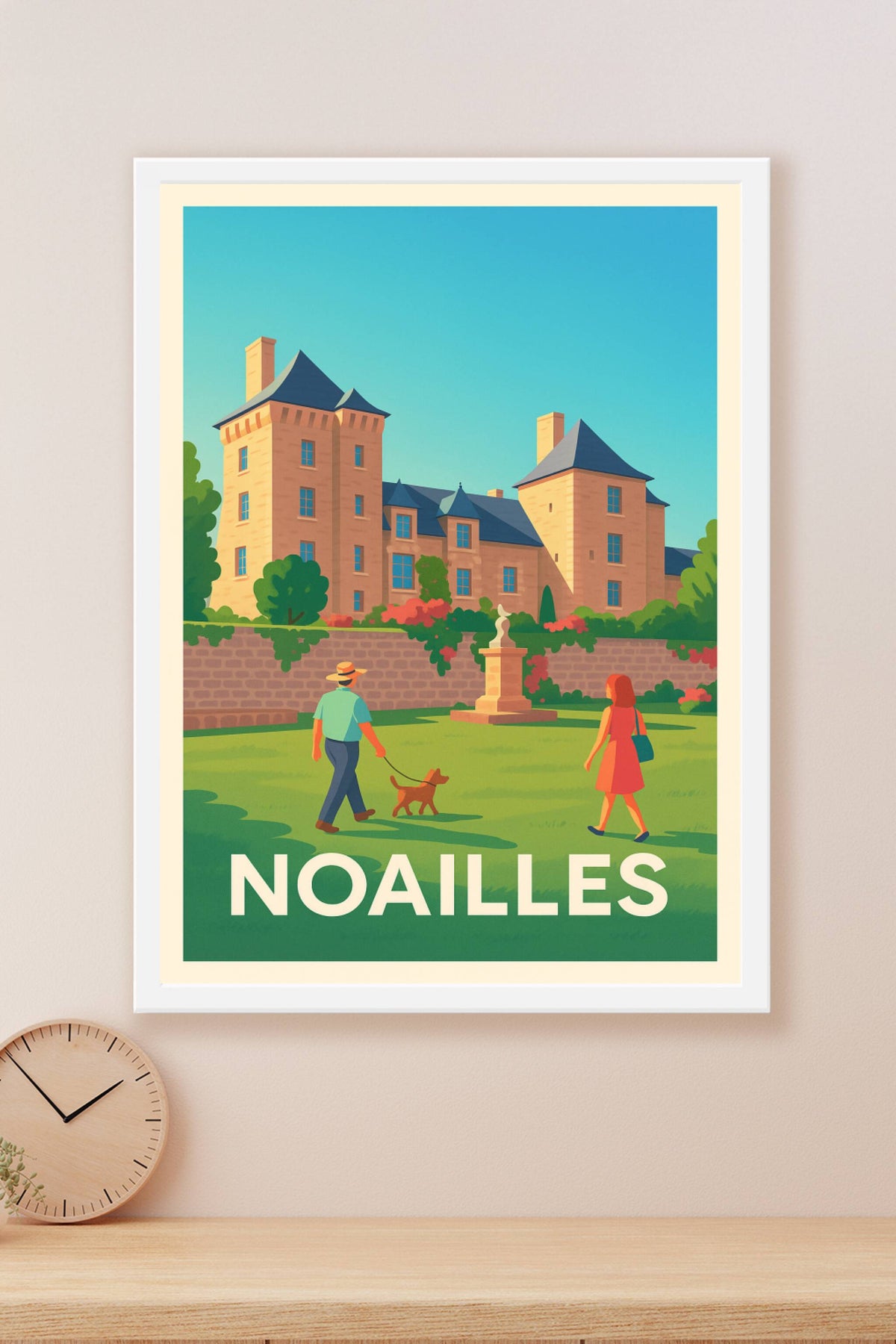 Affiche Noailles — Charme et sérénité au cœur d'un parc historique · poster d'art de Noailles