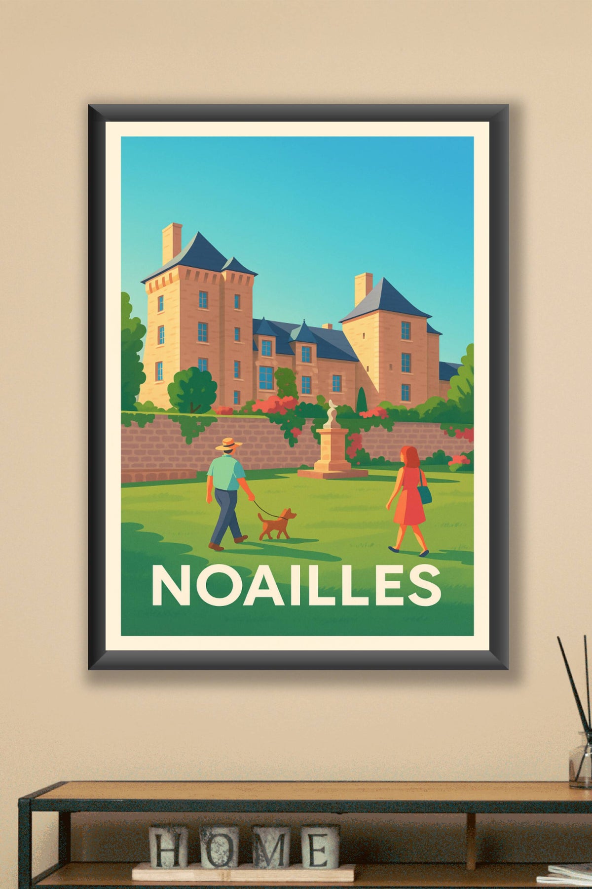 Affiche Noailles — Charme et sérénité au cœur d'un parc historique · poster d'art de Noailles
