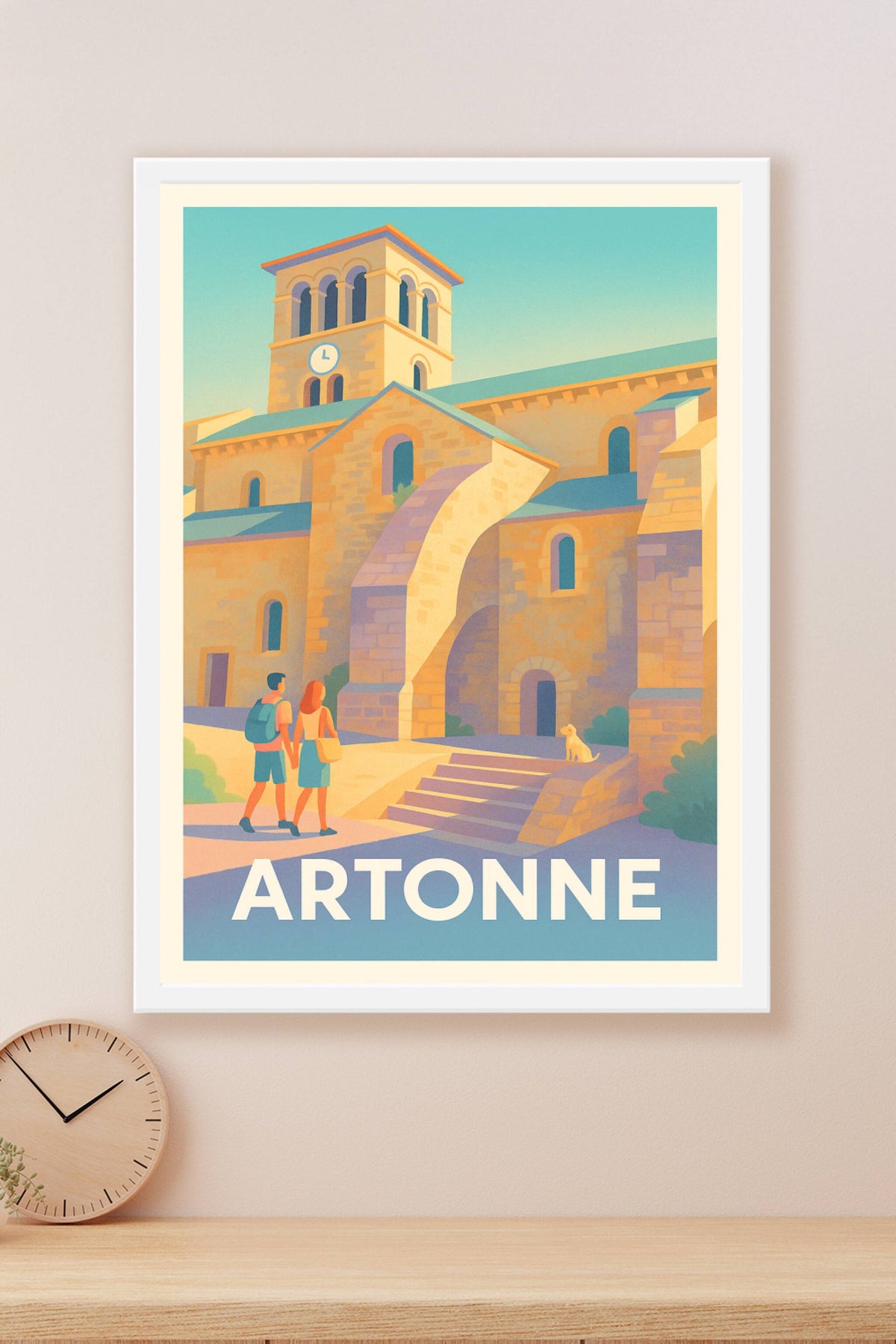Affiche Artonne — Charme et histoire au cœur de la pierre dorée · poster d'art de Artonne