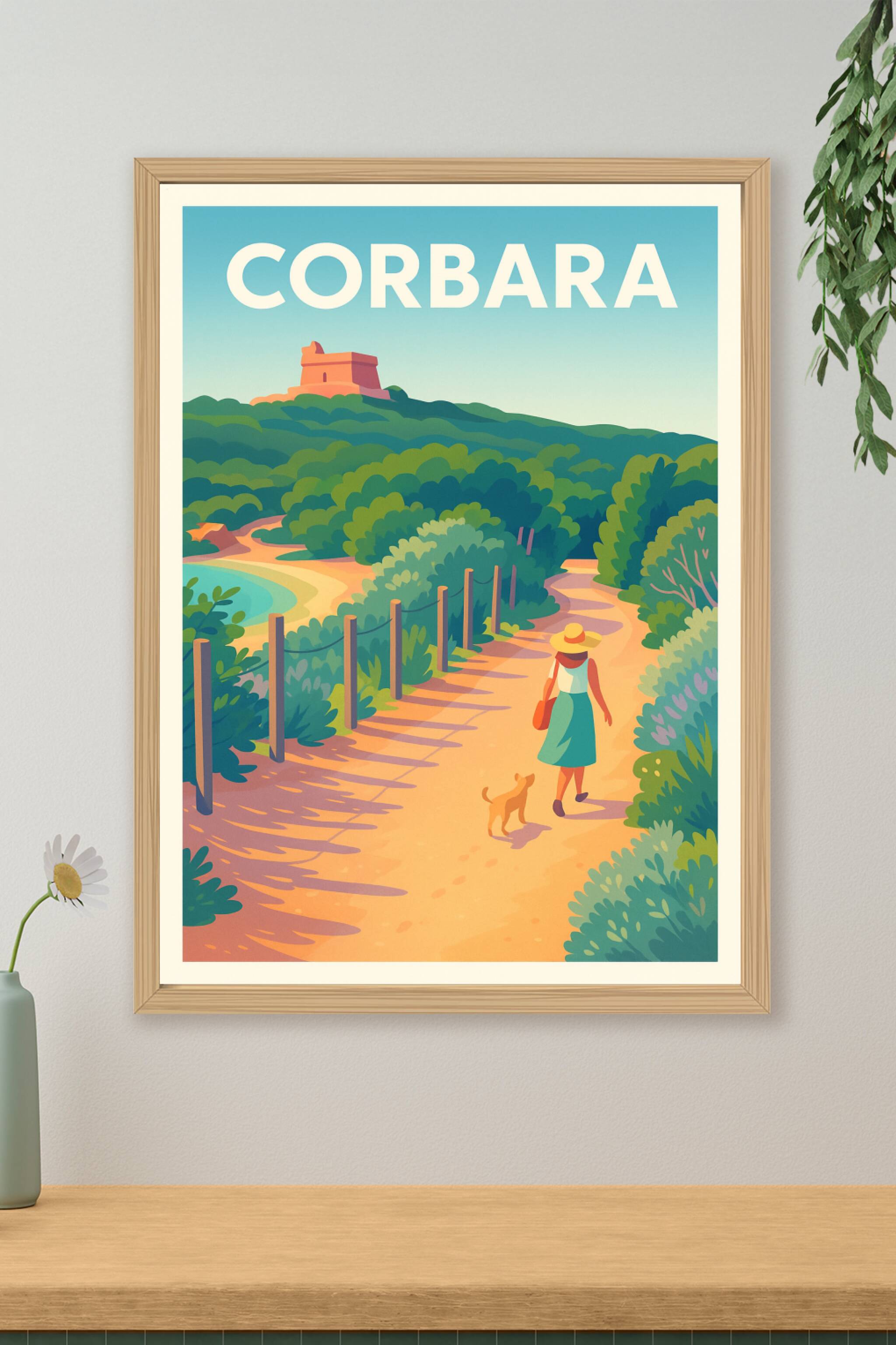 Affiche de Corbara - Balade ensoleillée entre nature et histoire