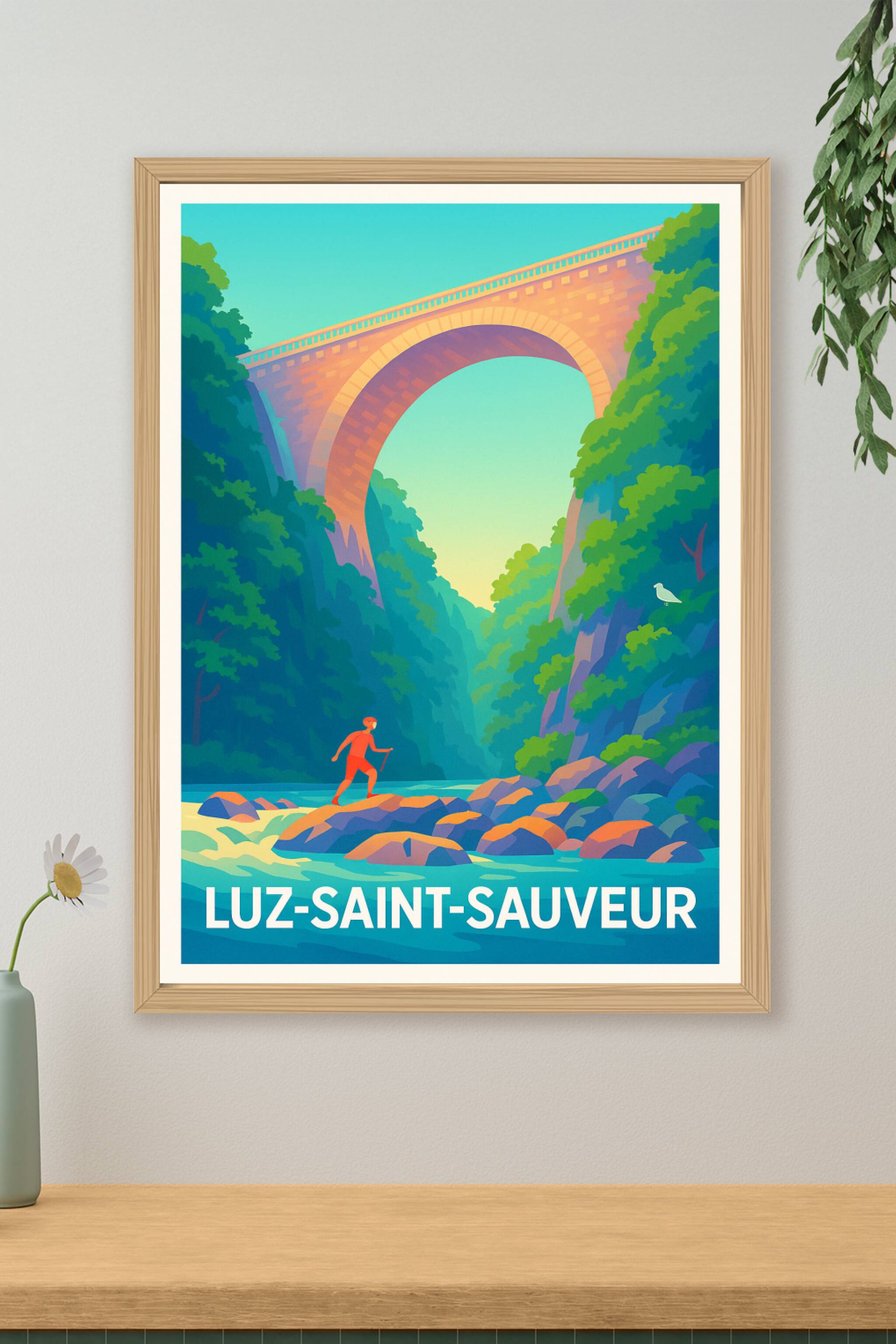 Affiche de Luz-Saint-Sauveur - Évasion naturelle au cœur des Pyrénées