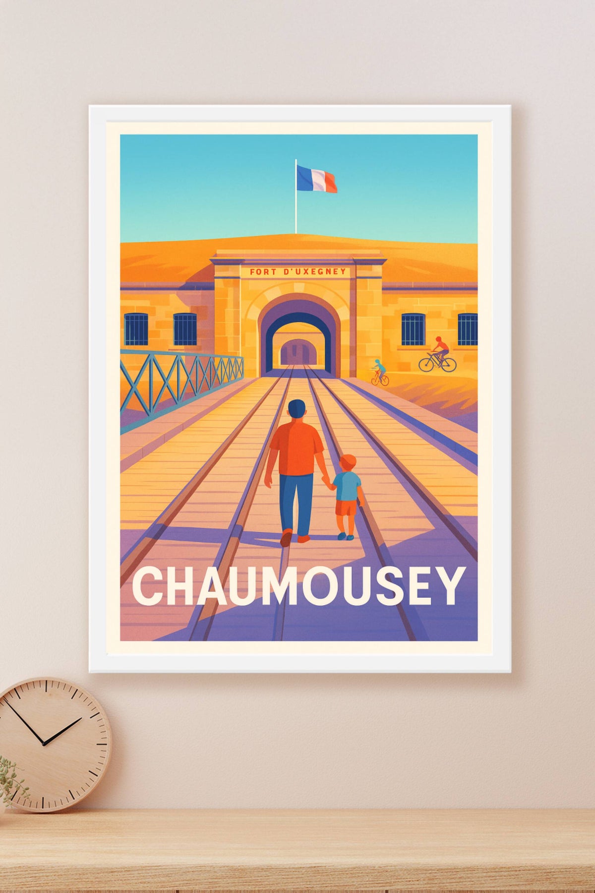 Affiche Chaumousey — Escapade au Fort d'Uxegney · poster d'art de Chaumousey