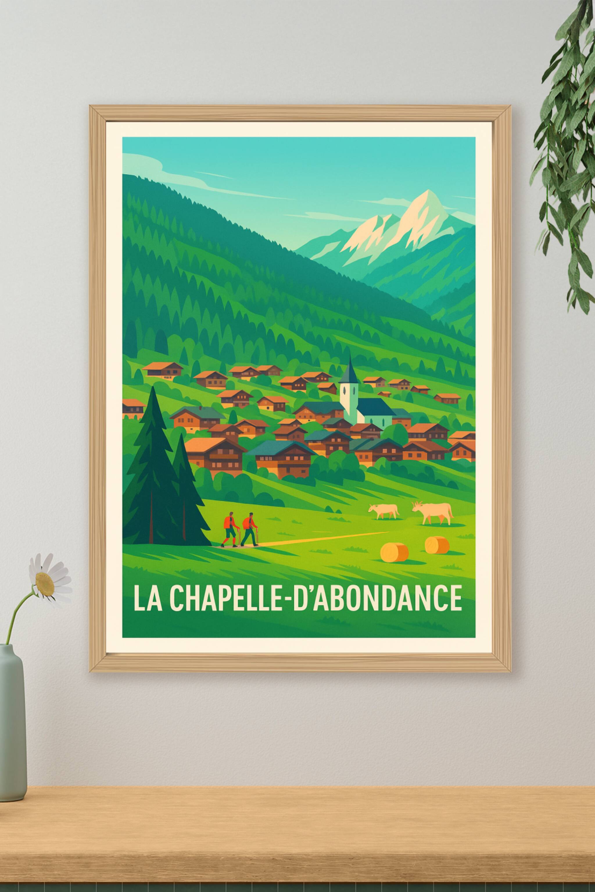 Affiche de La Chapelle-d'Abondance - Charme alpin et nature préservée