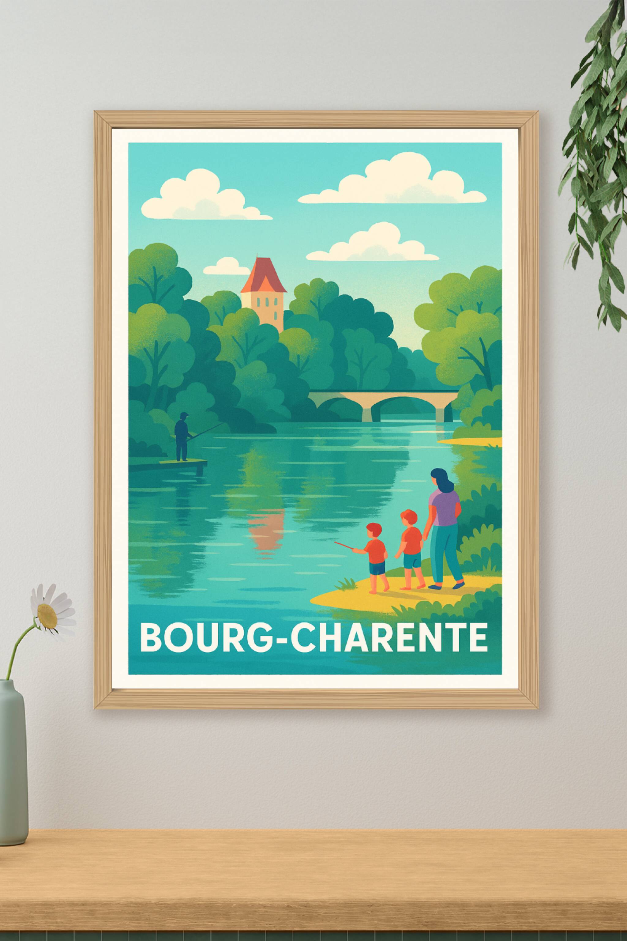 Affiche de Bourg-Charente - Sérénité au fil de l'eau