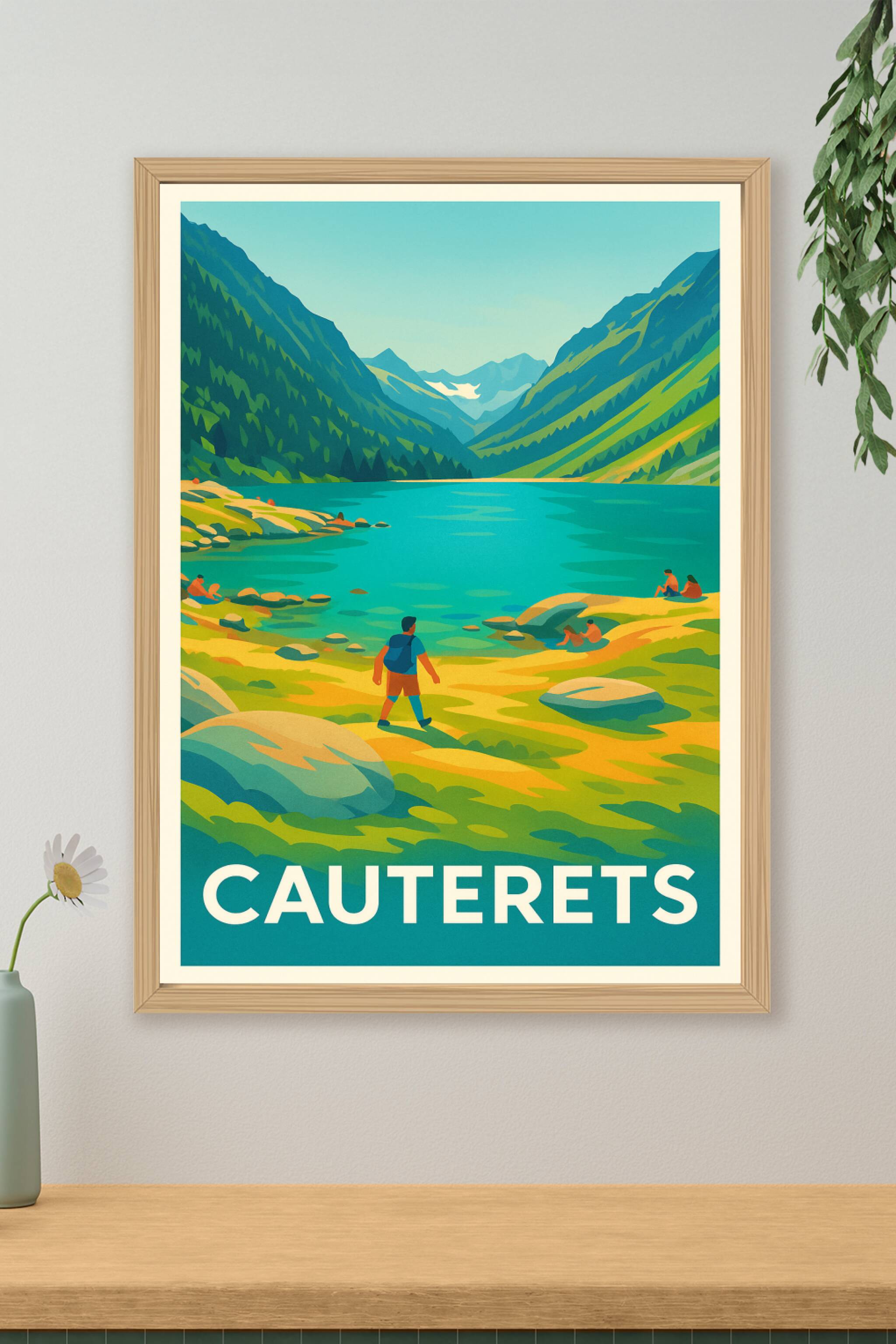Affiche de Cauterets - Évasion au cœur des Pyrénées