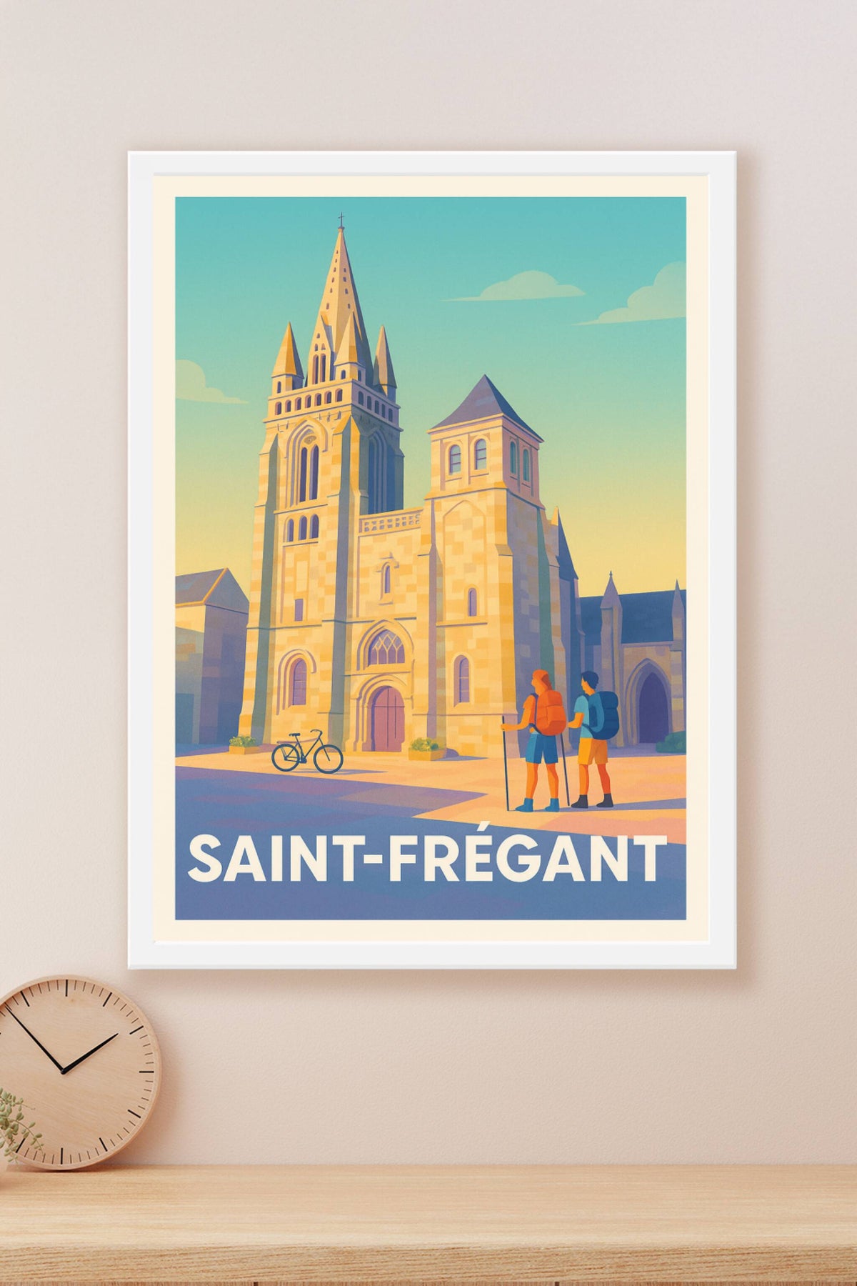 Affiche Saint-Frégant — L'aventure au cœur du patrimoine breton · poster d'art de Saint-Frégant