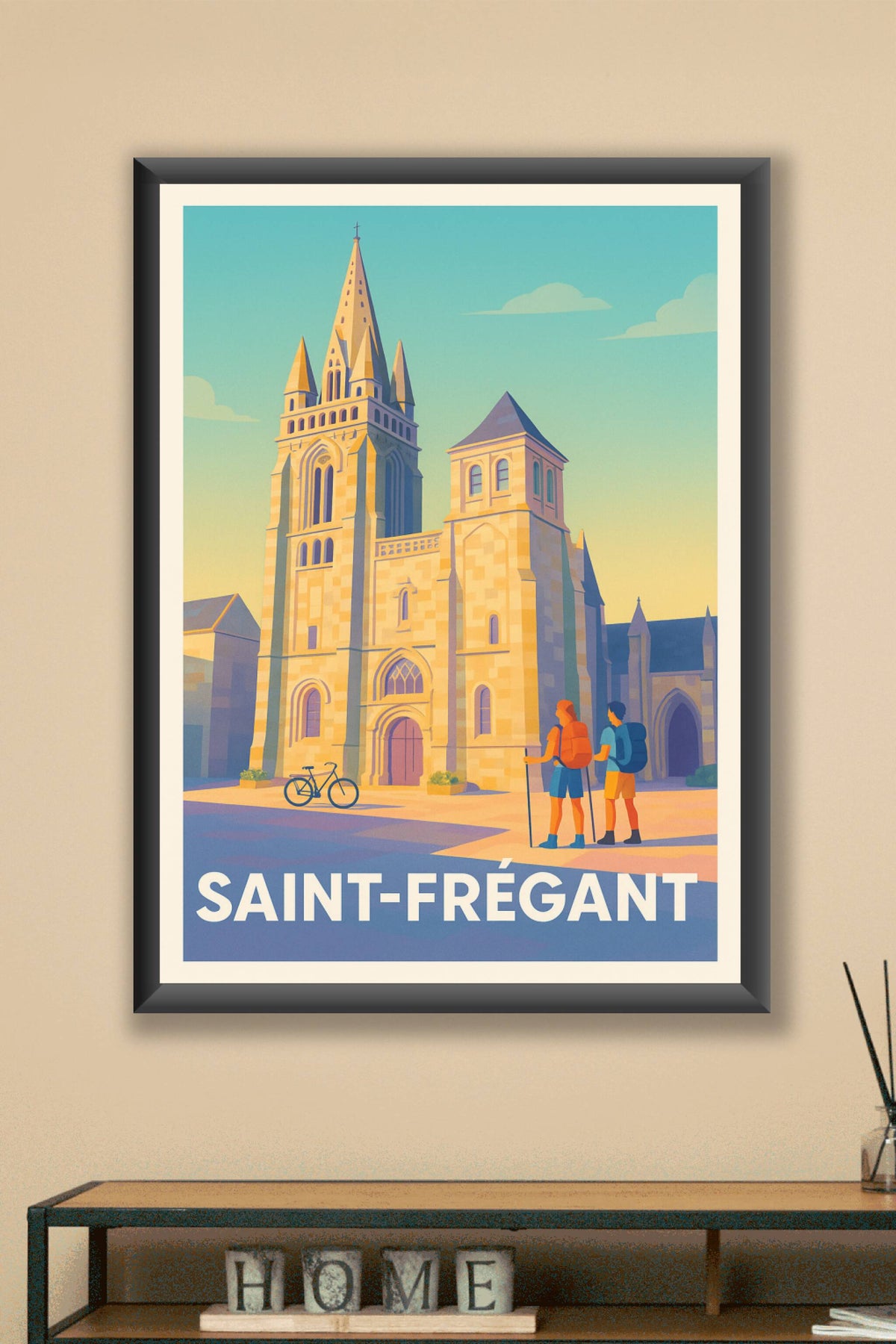Affiche Saint-Frégant — L'aventure au cœur du patrimoine breton · poster d'art de Saint-Frégant