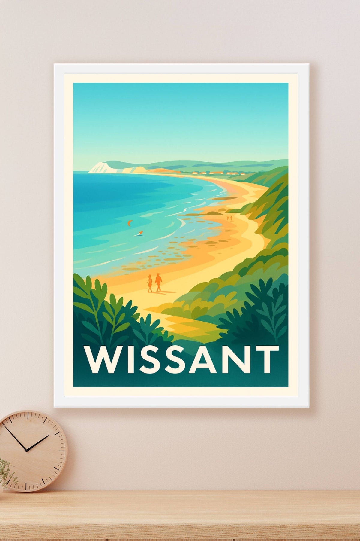 Affiche Wissant — Évasion naturelle entre terre et mer · poster d'art de Wissant
