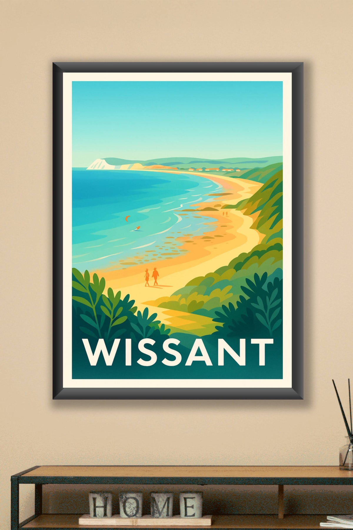 Affiche Wissant — Évasion naturelle entre terre et mer · poster d'art de Wissant