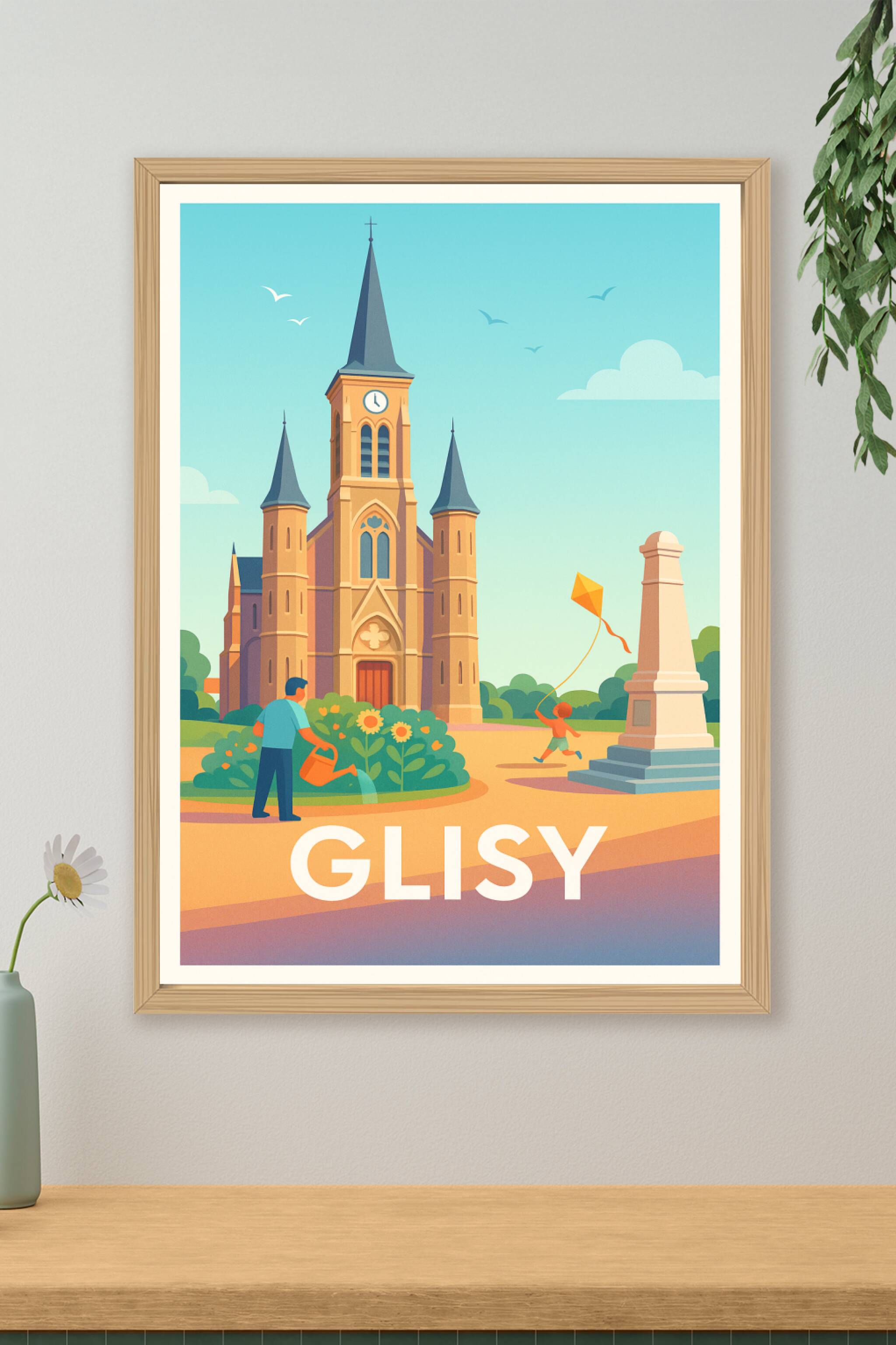 Affiche de Glisy - Charme et sérénité au cœur du village