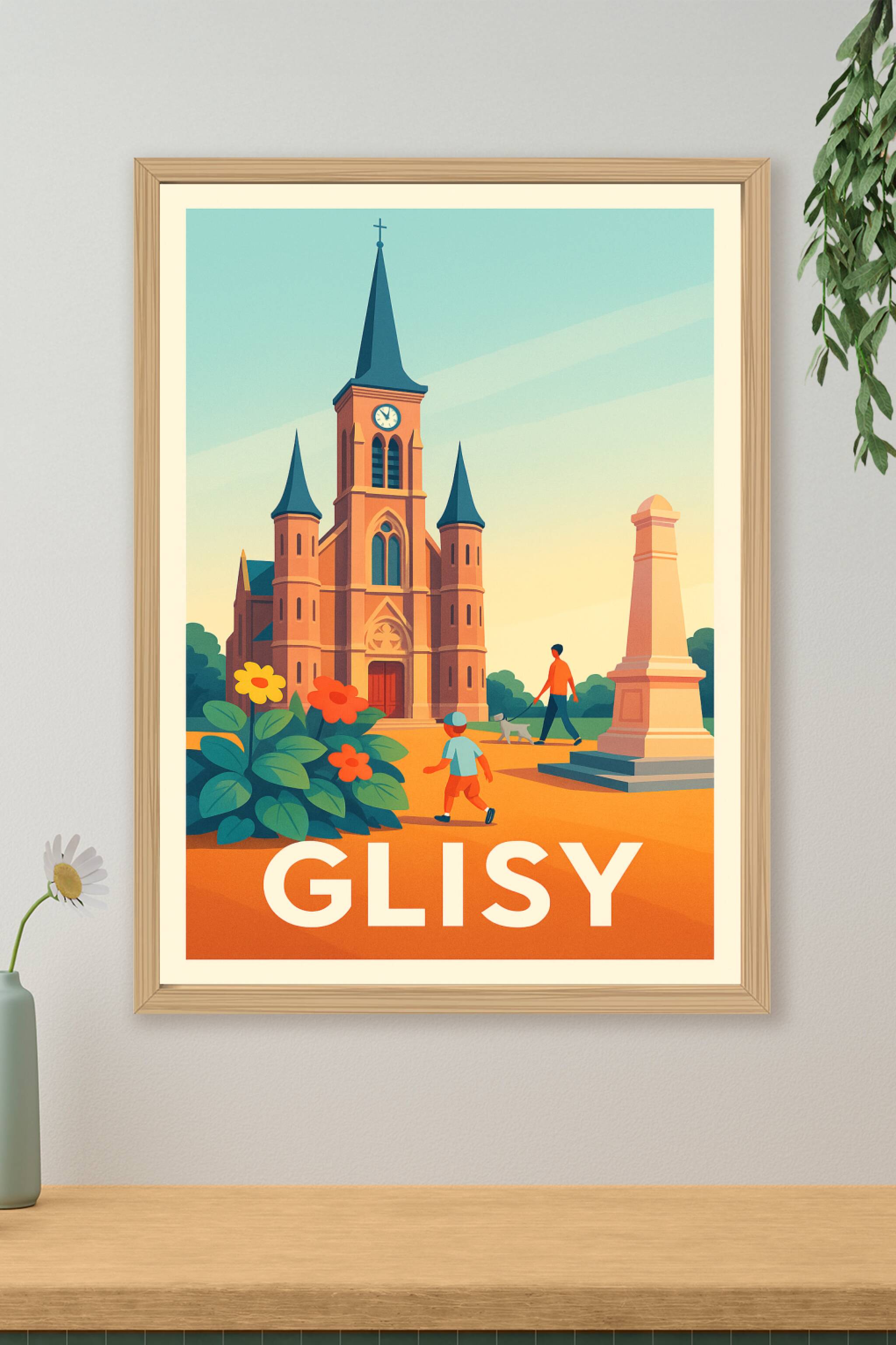 Affiche de Glisy - Charme et sérénité au cœur de la campagne