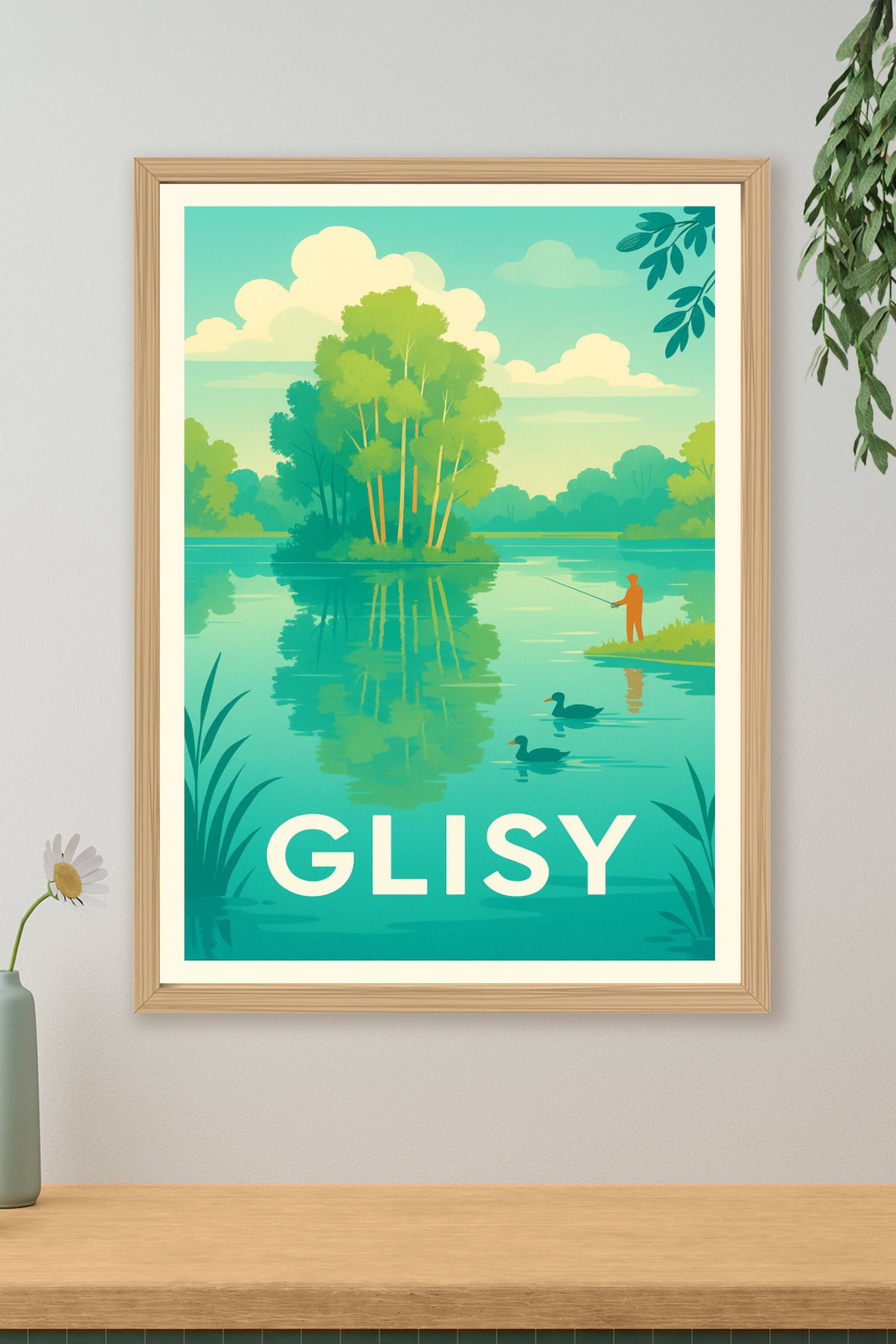 Affiche de Glisy - Havre de paix au bord de l'eau