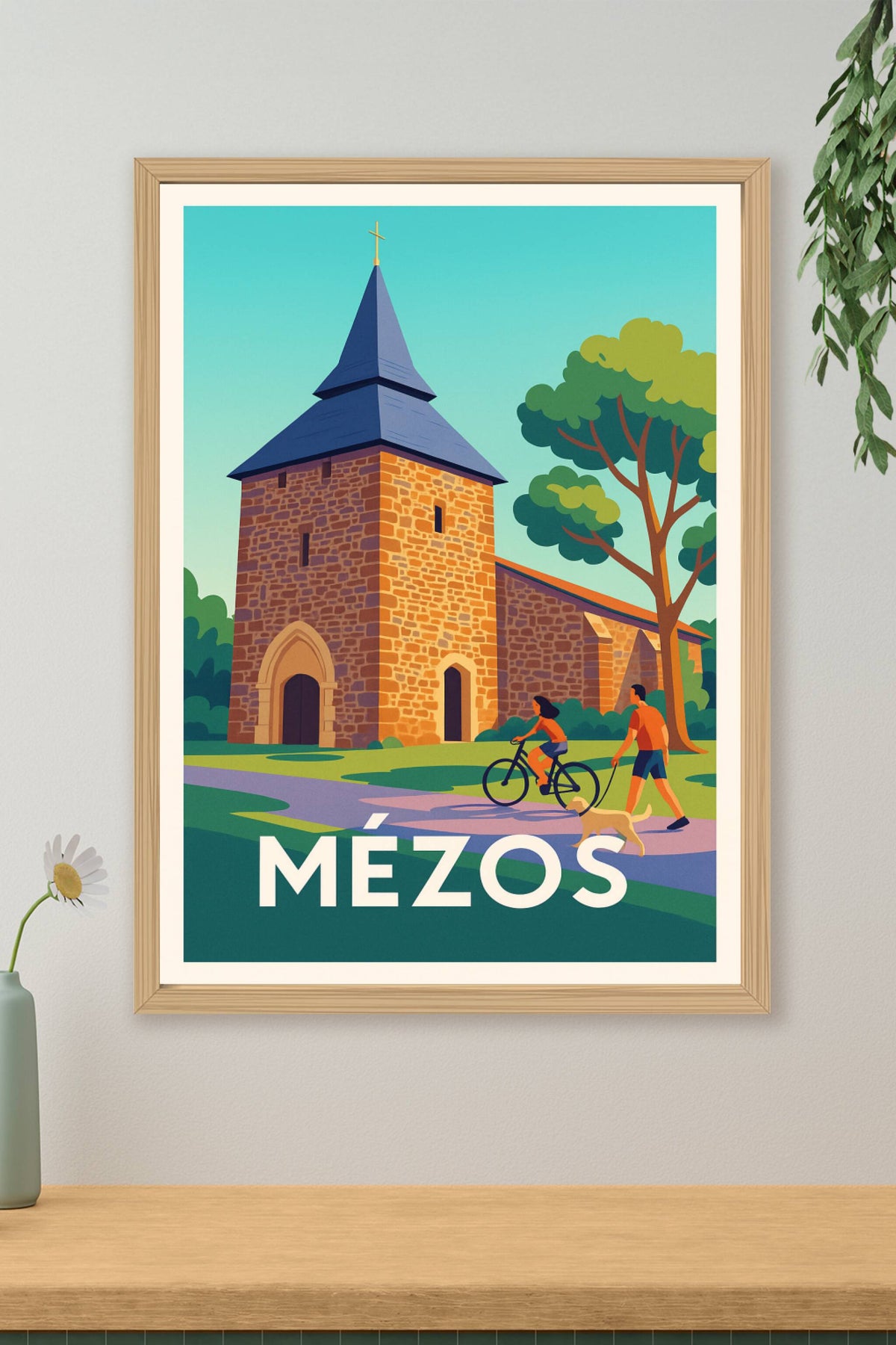 Affiche Mézos — L'authenticité au cœur de la nature · poster d'art de Mézos