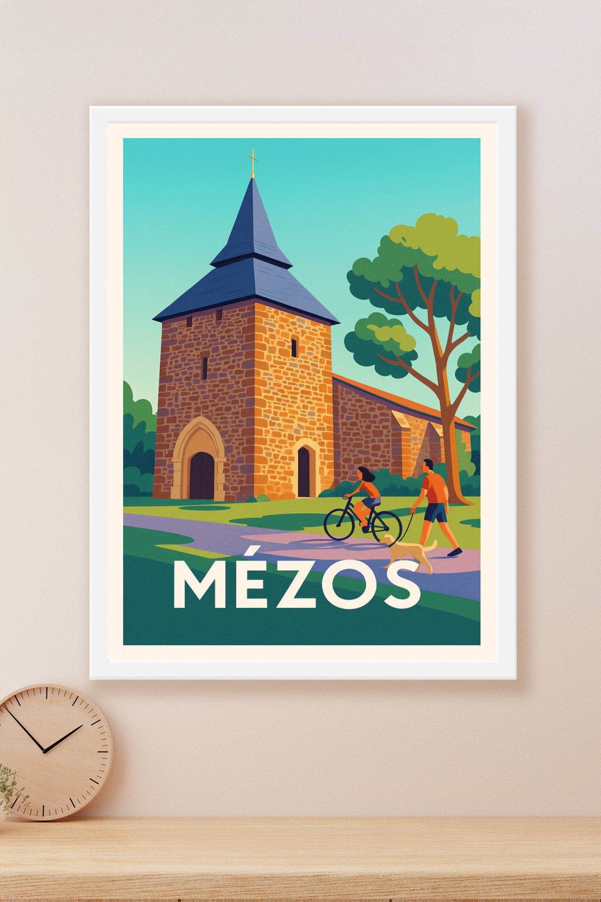 Affiche Mézos — L'authenticité au cœur de la nature · poster d'art de Mézos